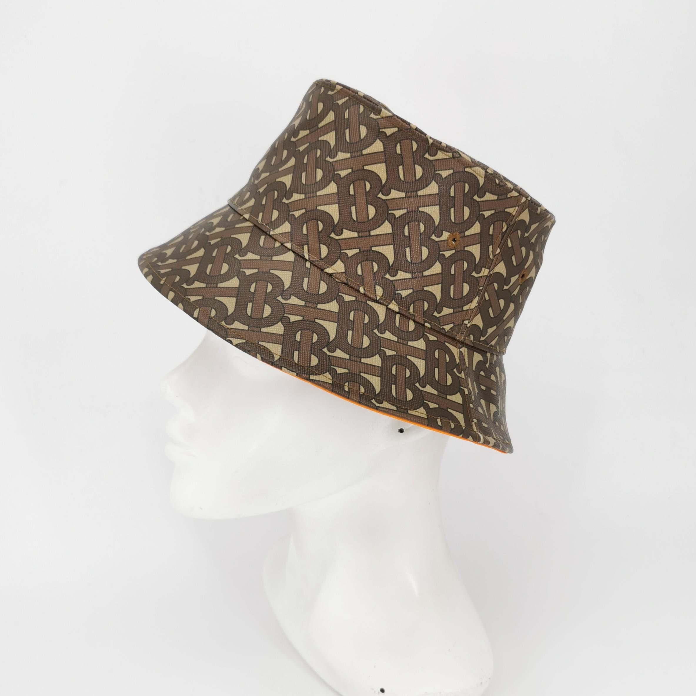 Burberry Burberry TB Monogram Print Bucket Hat Size S Size ONE SIZE - 2 Thumbnail