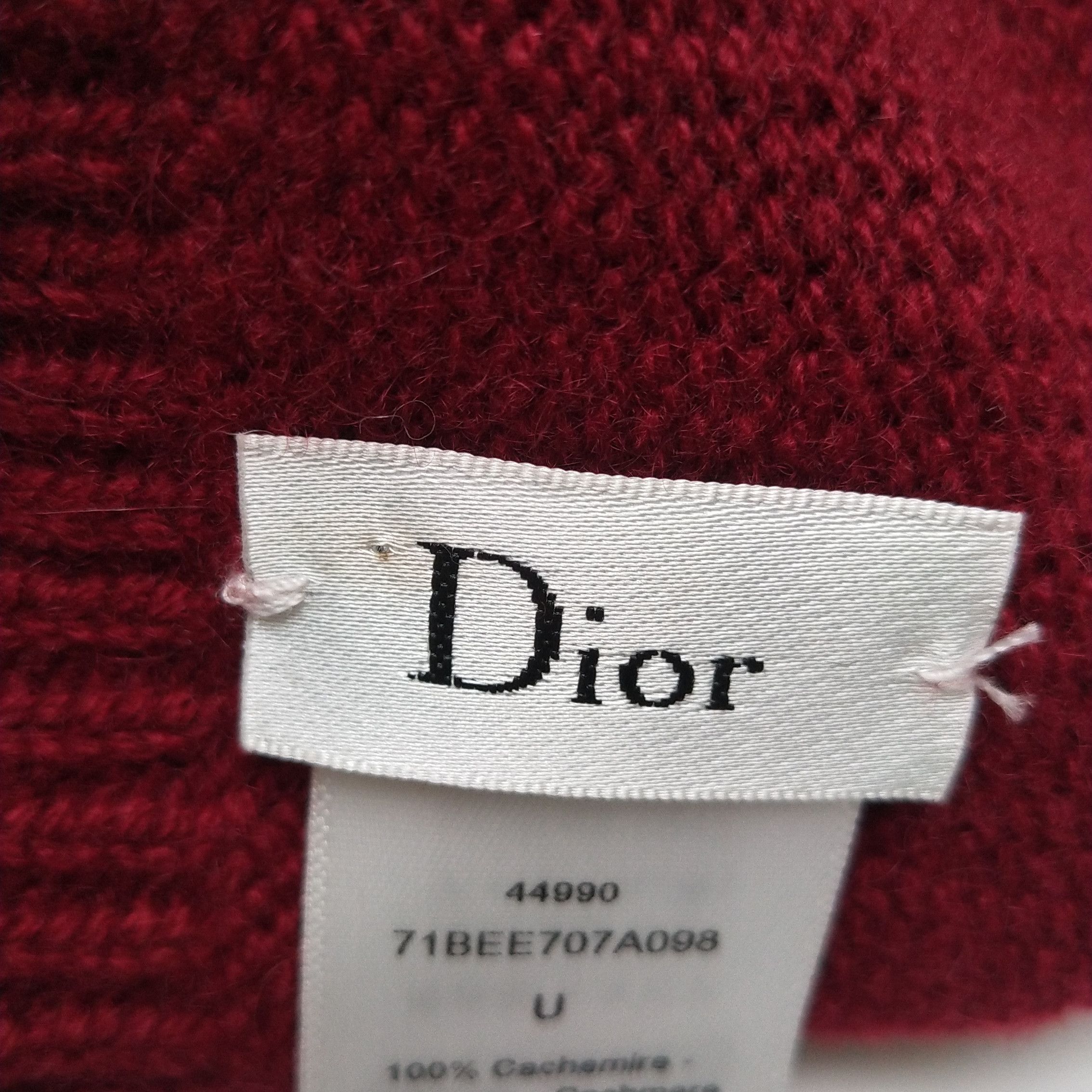 Dior Dior Bee Logo Cashmere Beanie ONE SIZE Size ONE SIZE - 5 Thumbnail