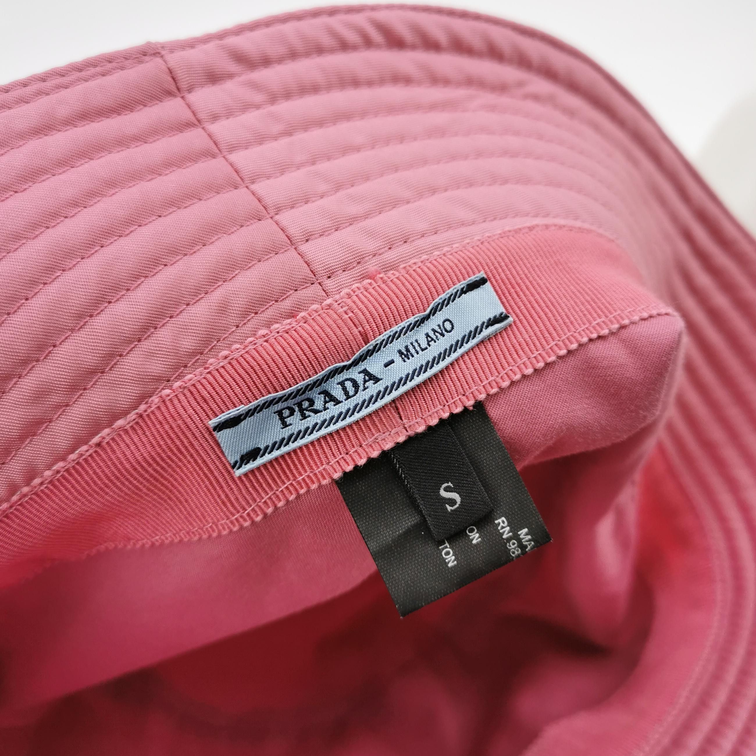 Prada Prada Logo Nylon Bucket Hat Size S Size ONE SIZE - 5 Thumbnail