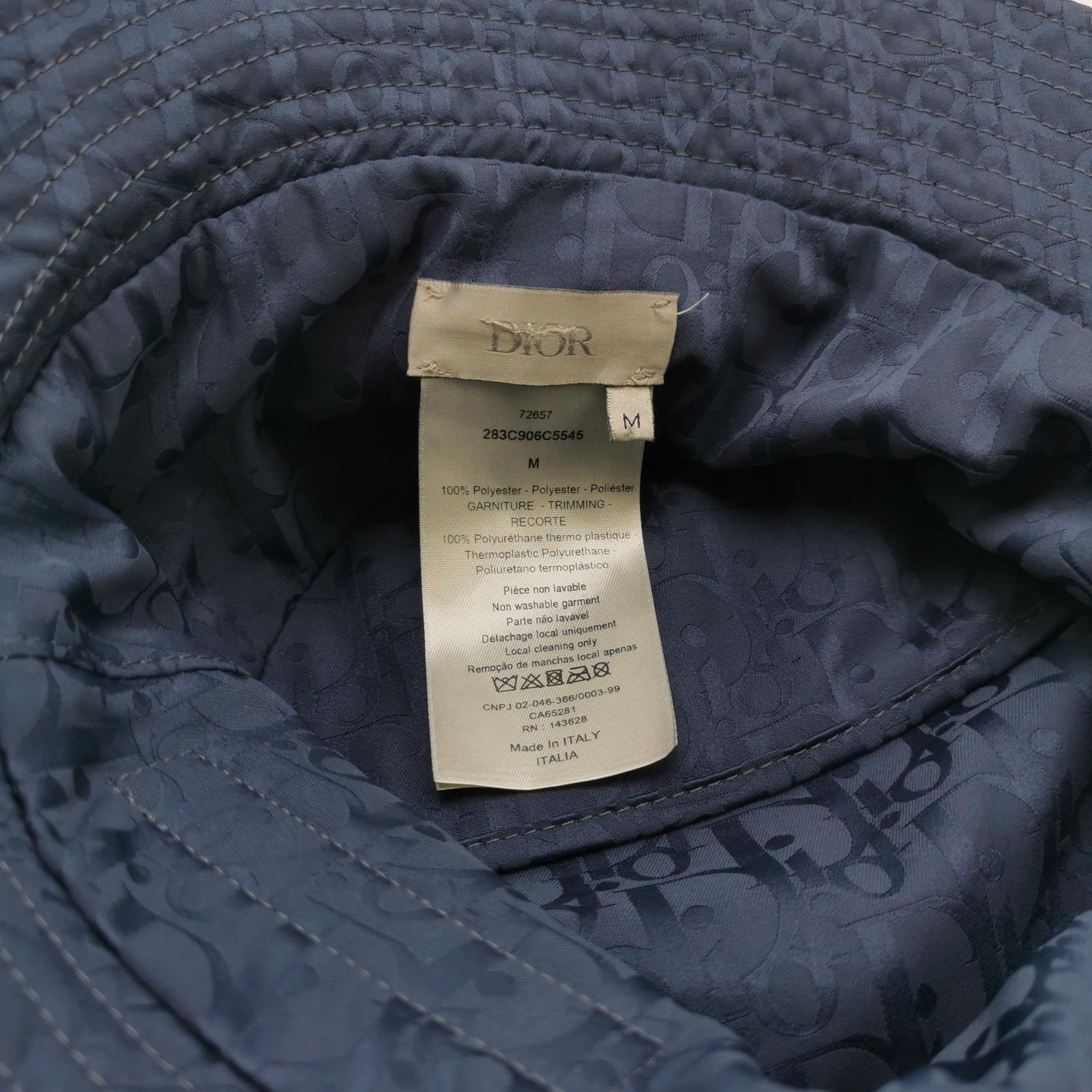 Dior Dior x Parley Oblique Bucket Hat Size M Size ONE SIZE - 5 Thumbnail