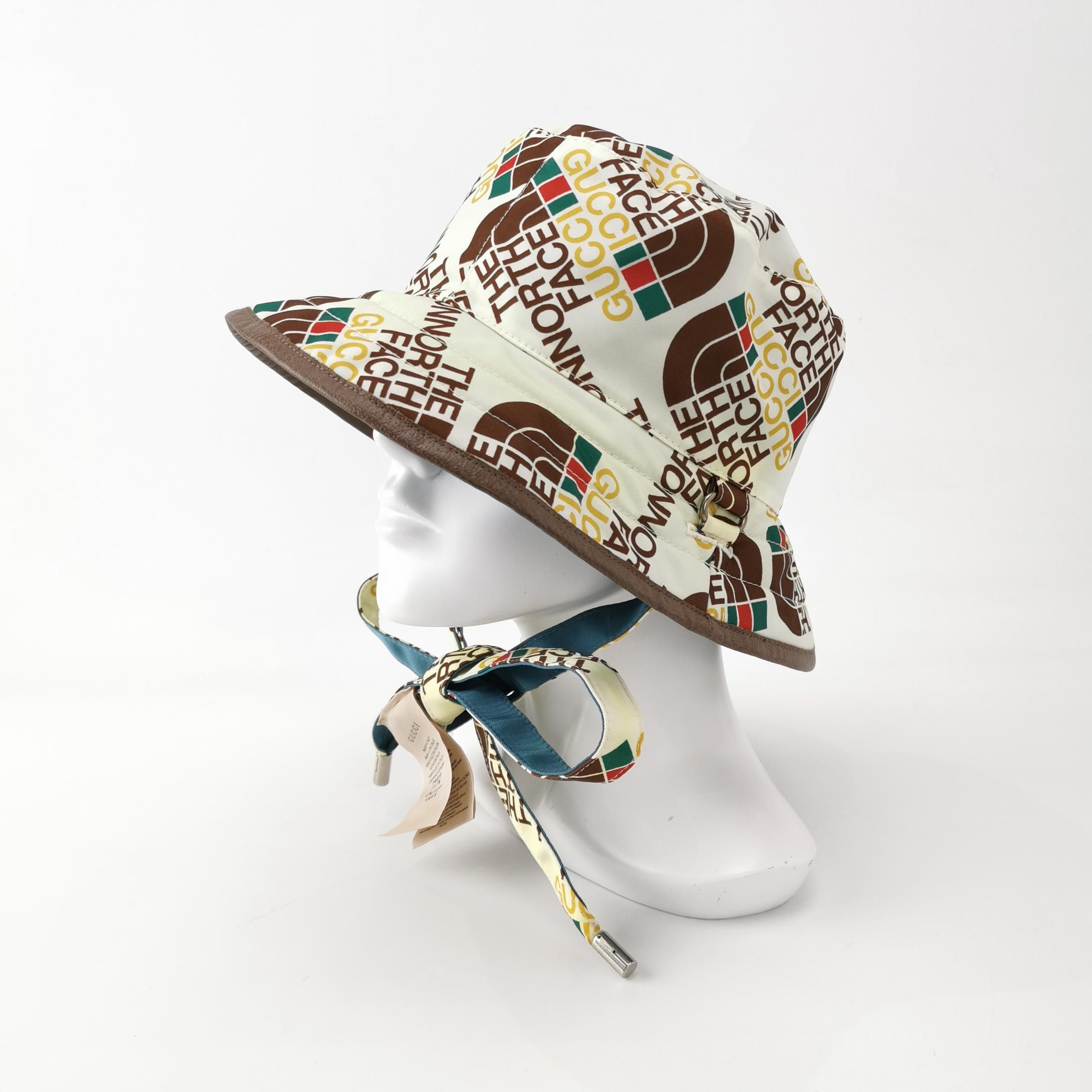Gucci Gucci x The North Face Logo Print Bucket Hat Size M Size ONE SIZE - 2 Thumbnail