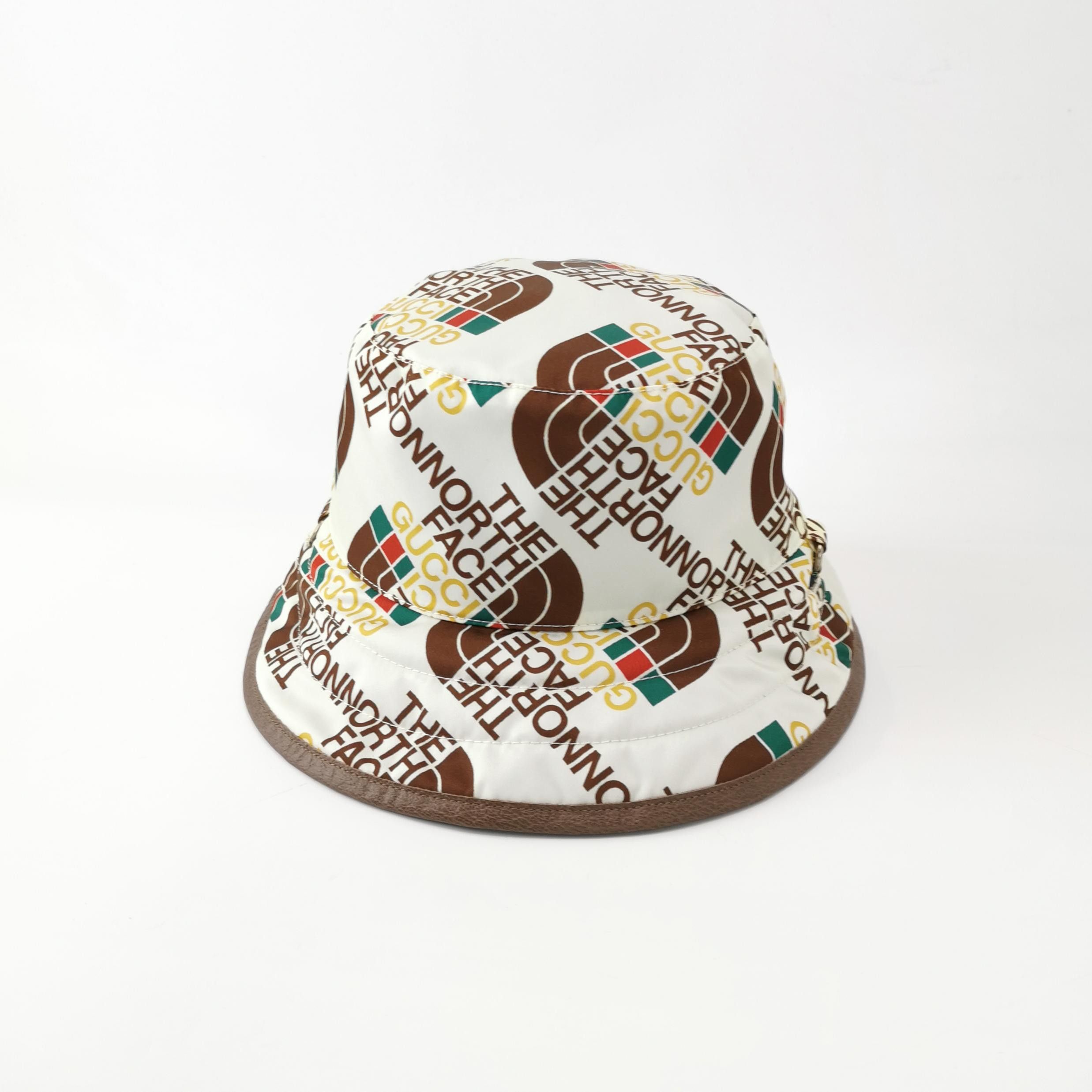 Gucci Gucci x The North Face Logo Print Bucket Hat Size M Size ONE SIZE - 3 Thumbnail