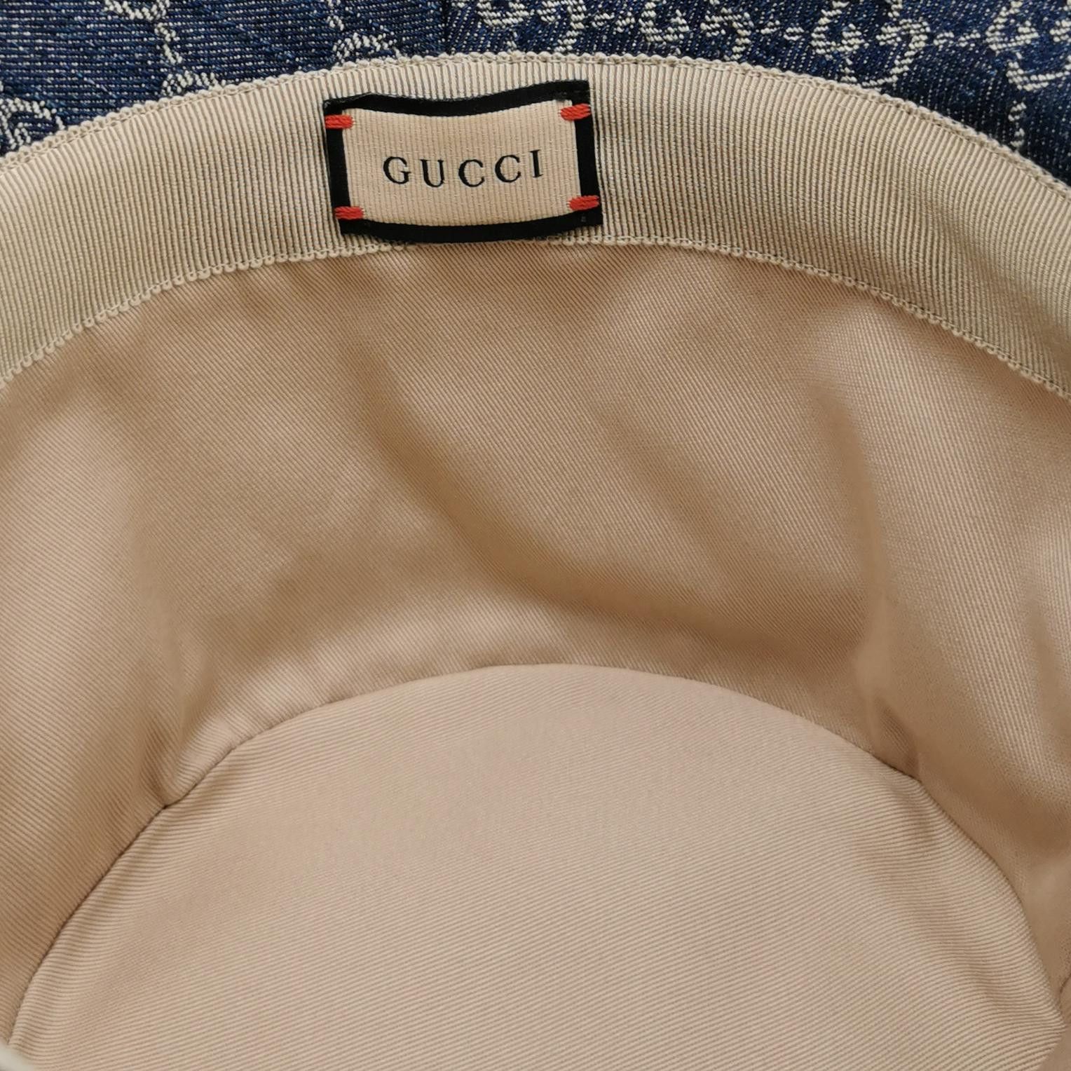 Gucci Gucci GG Denim Bucket Hat ONE SIZE Size ONE SIZE - 4 Thumbnail