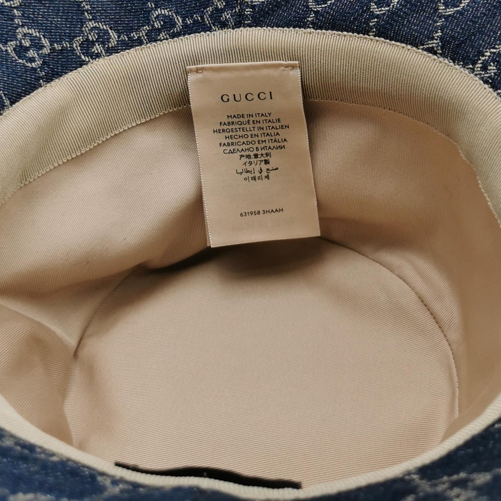 Gucci Gucci GG Denim Bucket Hat ONE SIZE Size ONE SIZE - 5 Thumbnail