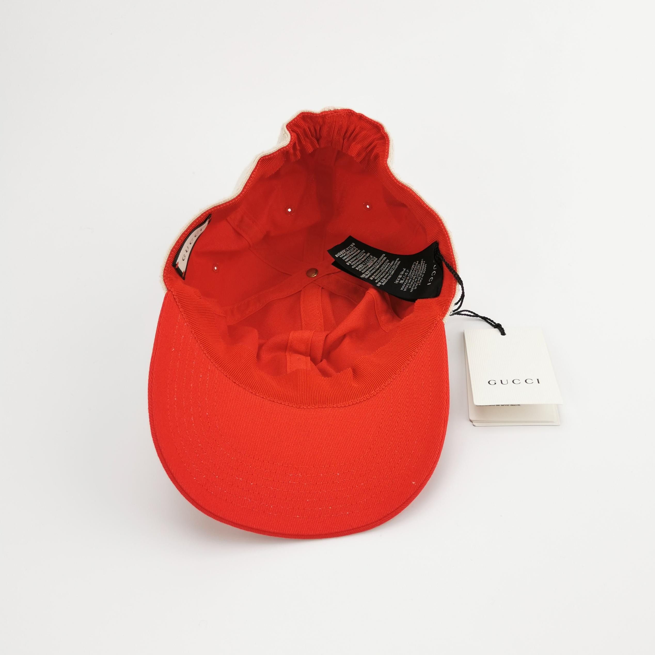Gucci Gucci Logo Terry Band Baseball Cap ONE SIZE Size ONE SIZE - 4 Thumbnail