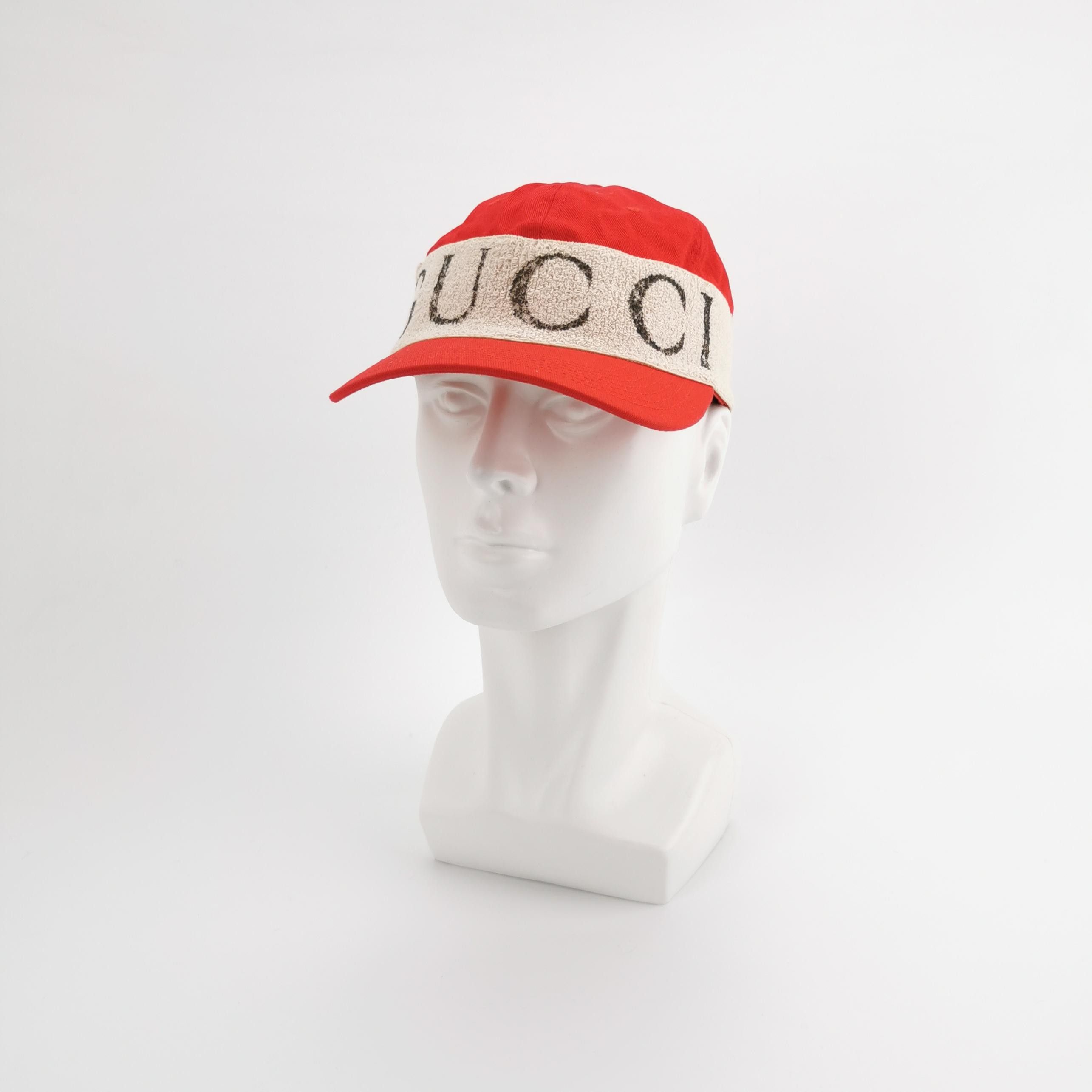 Gucci Gucci Logo Terry Band Baseball Cap ONE SIZE Size ONE SIZE - 2 Thumbnail