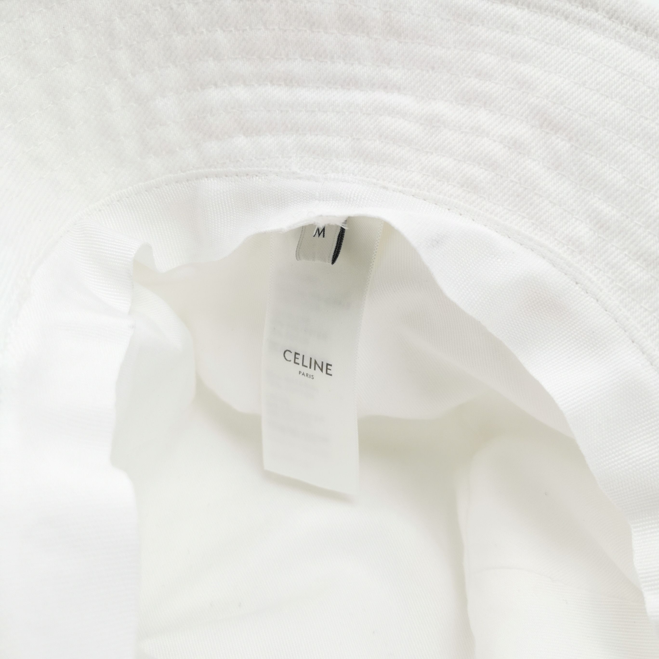 Celine Celine Logo Cotton Bucket Hat Size M Size ONE SIZE - 7 Thumbnail