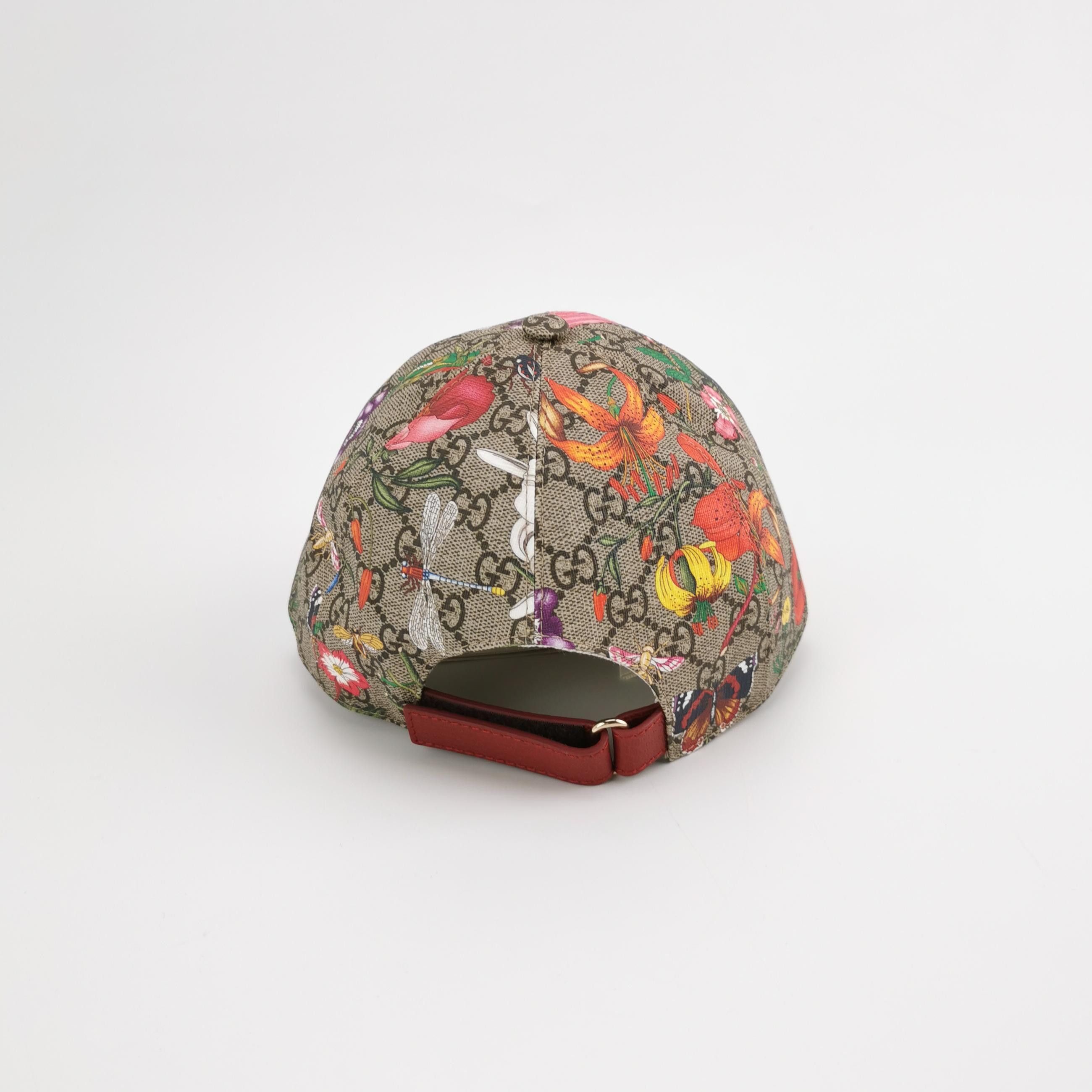 Gucci Gucci Floral GG Supreme Baseball Hat S Size ONE SIZE - 3 Thumbnail