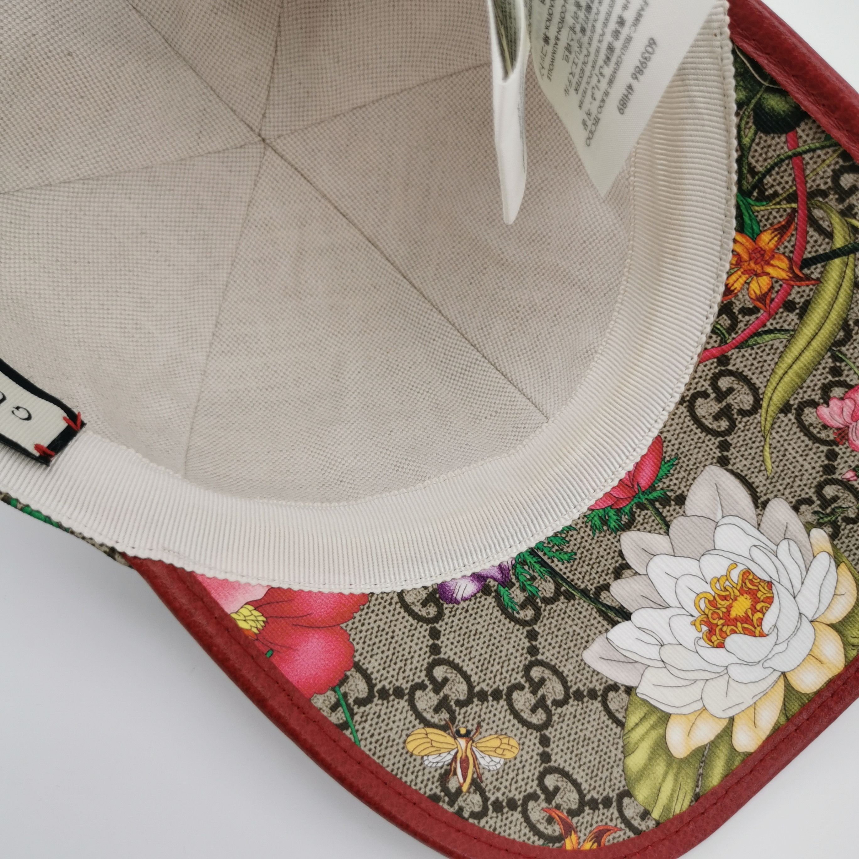 Gucci Gucci Floral GG Supreme Baseball Hat S Size ONE SIZE - 7 Thumbnail