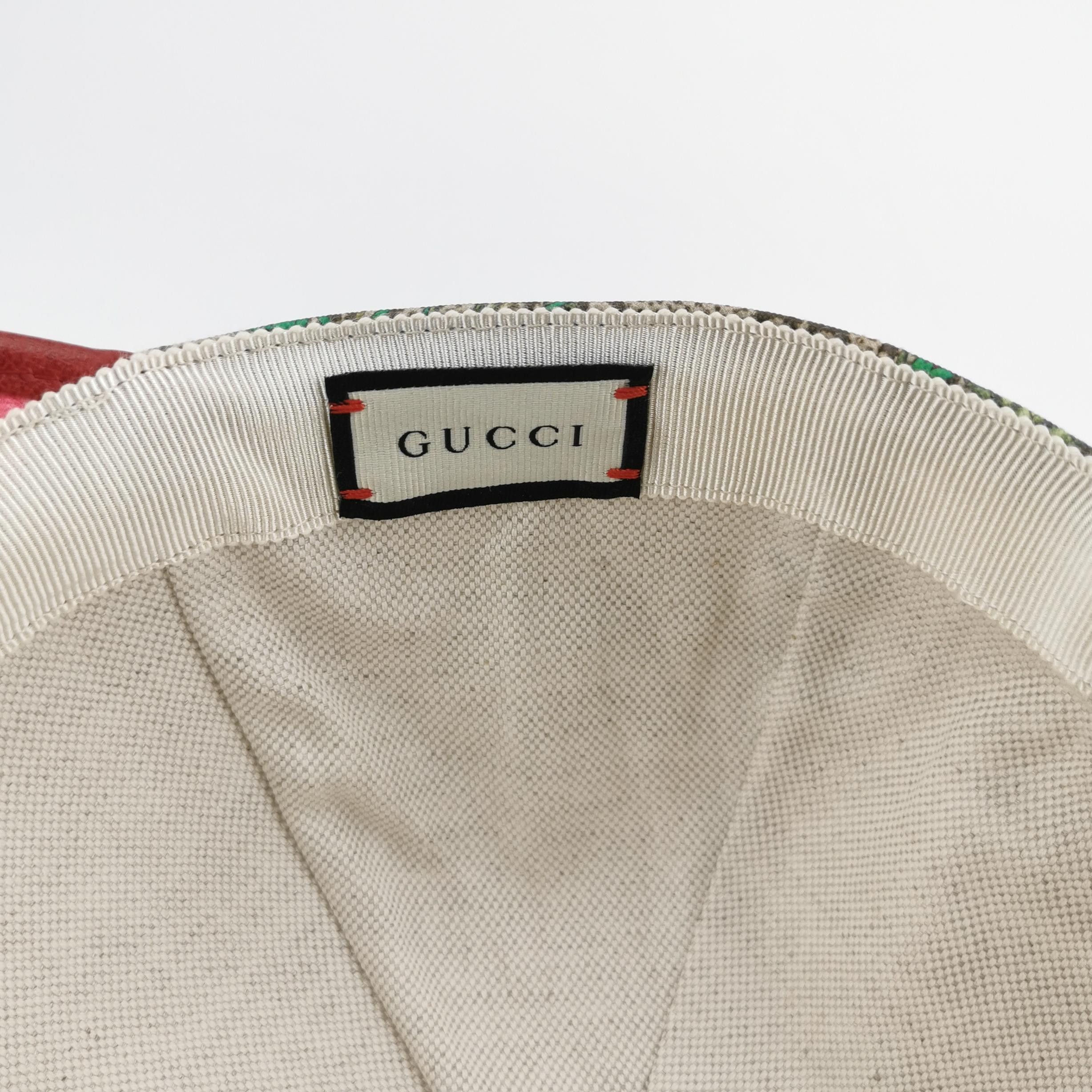 Gucci Gucci Floral GG Supreme Baseball Hat S Size ONE SIZE - 5 Thumbnail