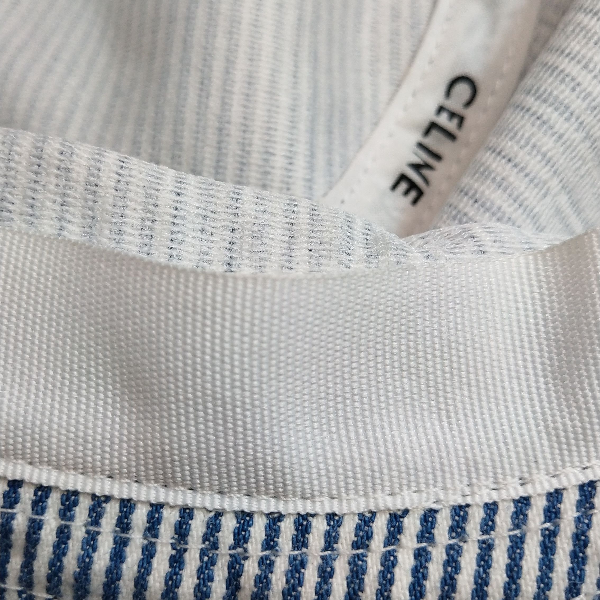 Celine Celine Striped Logo Bucket Hat Size M Size ONE SIZE - 7 Thumbnail