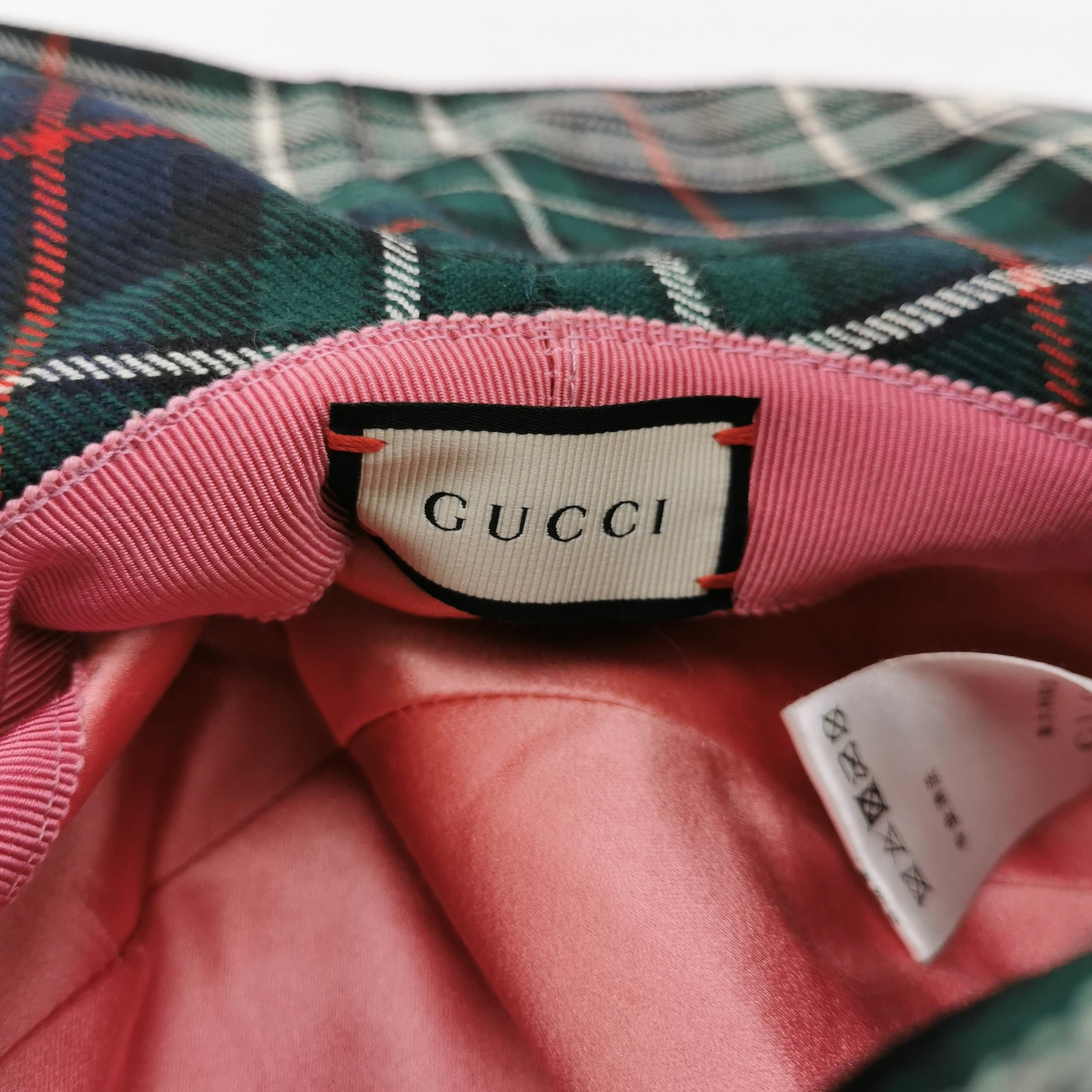 Gucci Gucci Plaid Bucket Hat Size M Size ONE SIZE - 4 Thumbnail