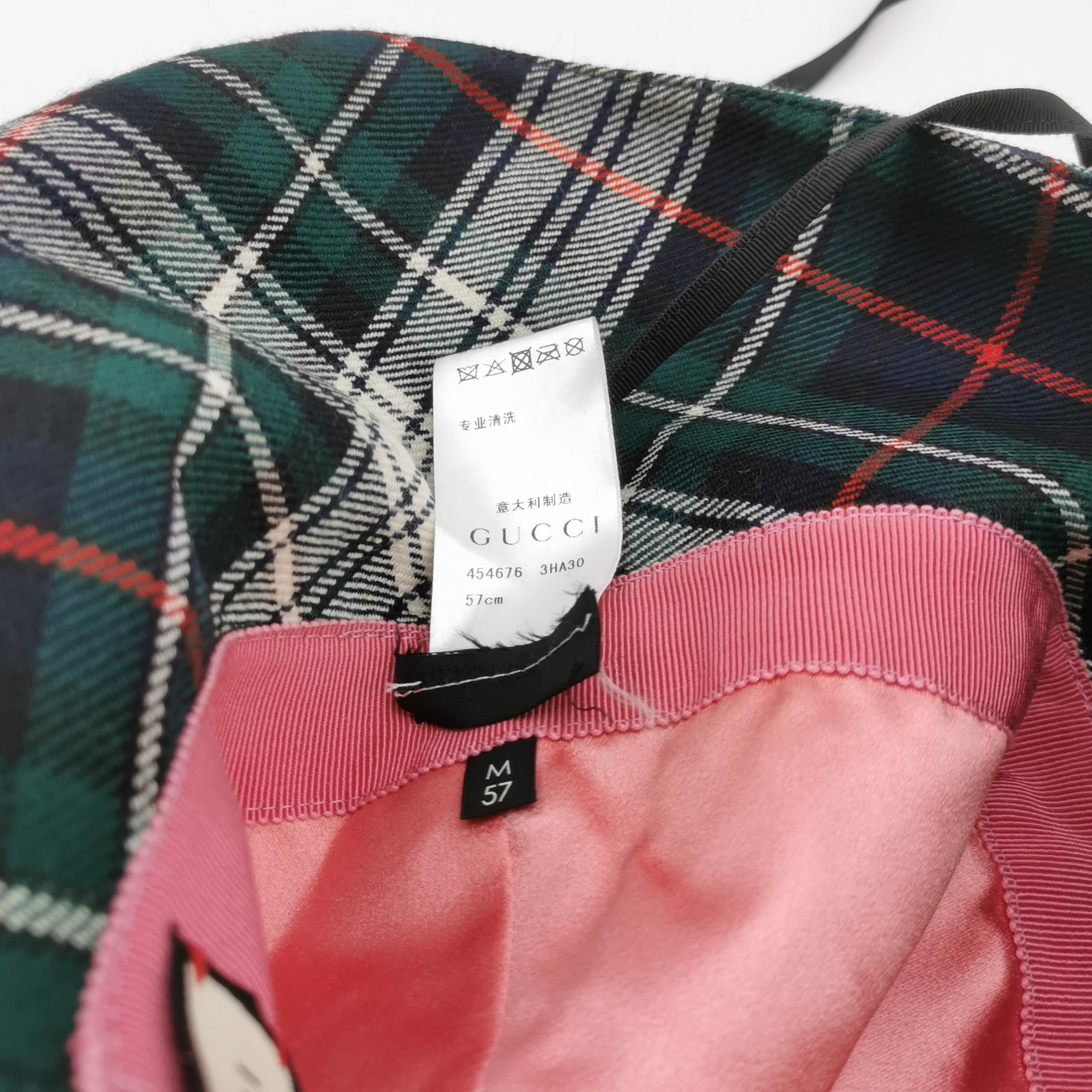 Gucci Gucci Plaid Bucket Hat Size M Size ONE SIZE - 5 Thumbnail