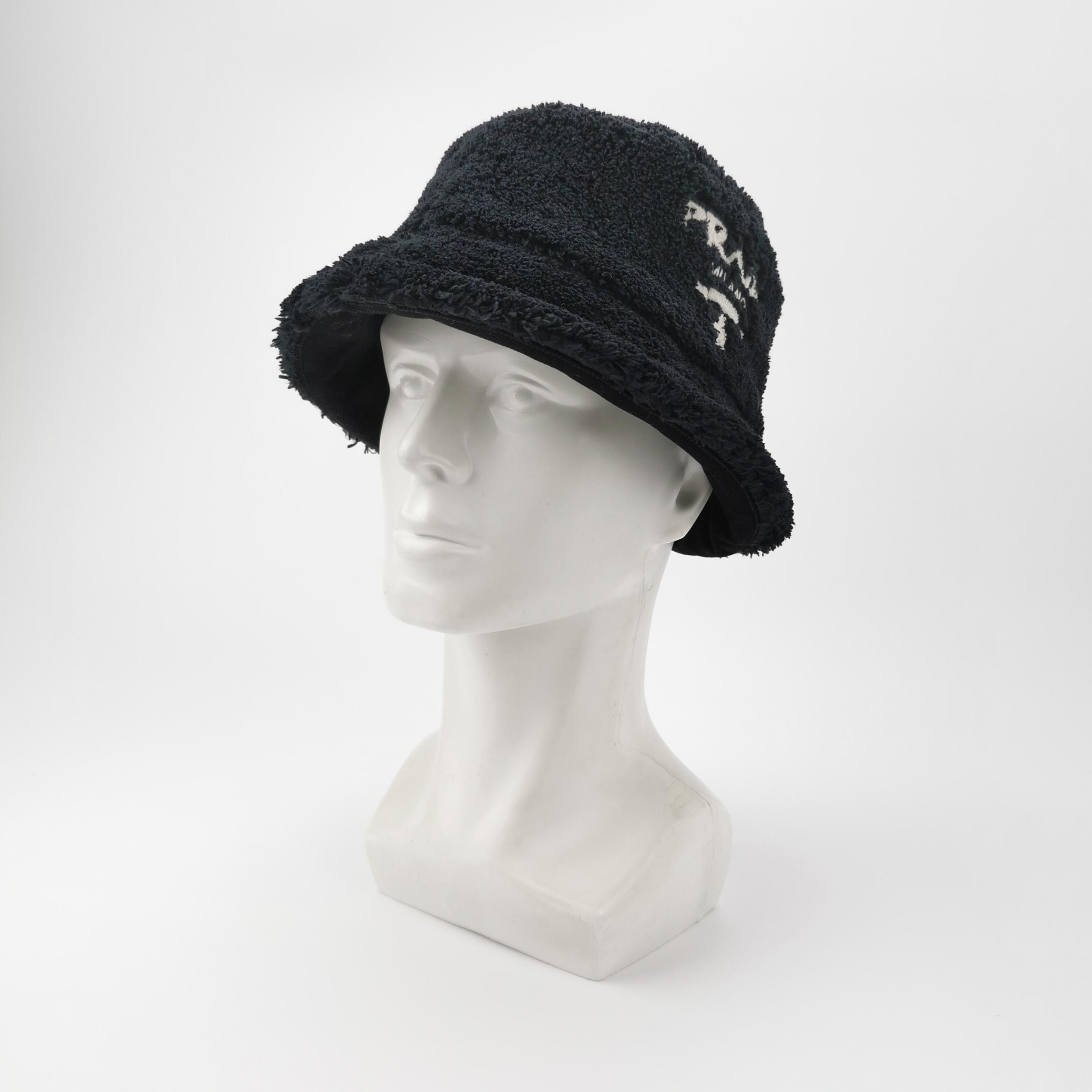 Prada Prada Terry Logo Bucket Hat M Size ONE SIZE - 2 Thumbnail