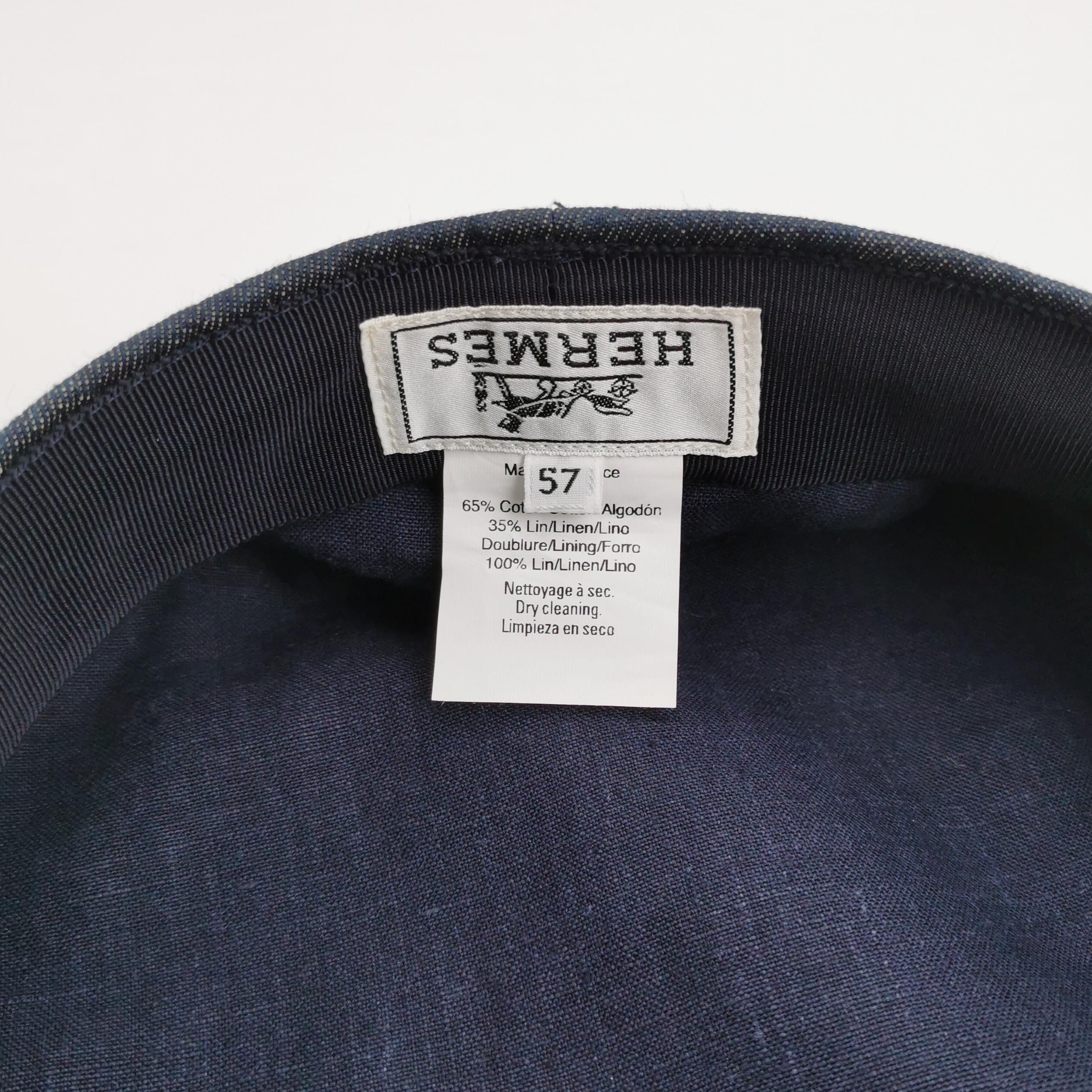 Hermes Hermes Cotton Linen Blend Hat 57 Size ONE SIZE - 5 Thumbnail