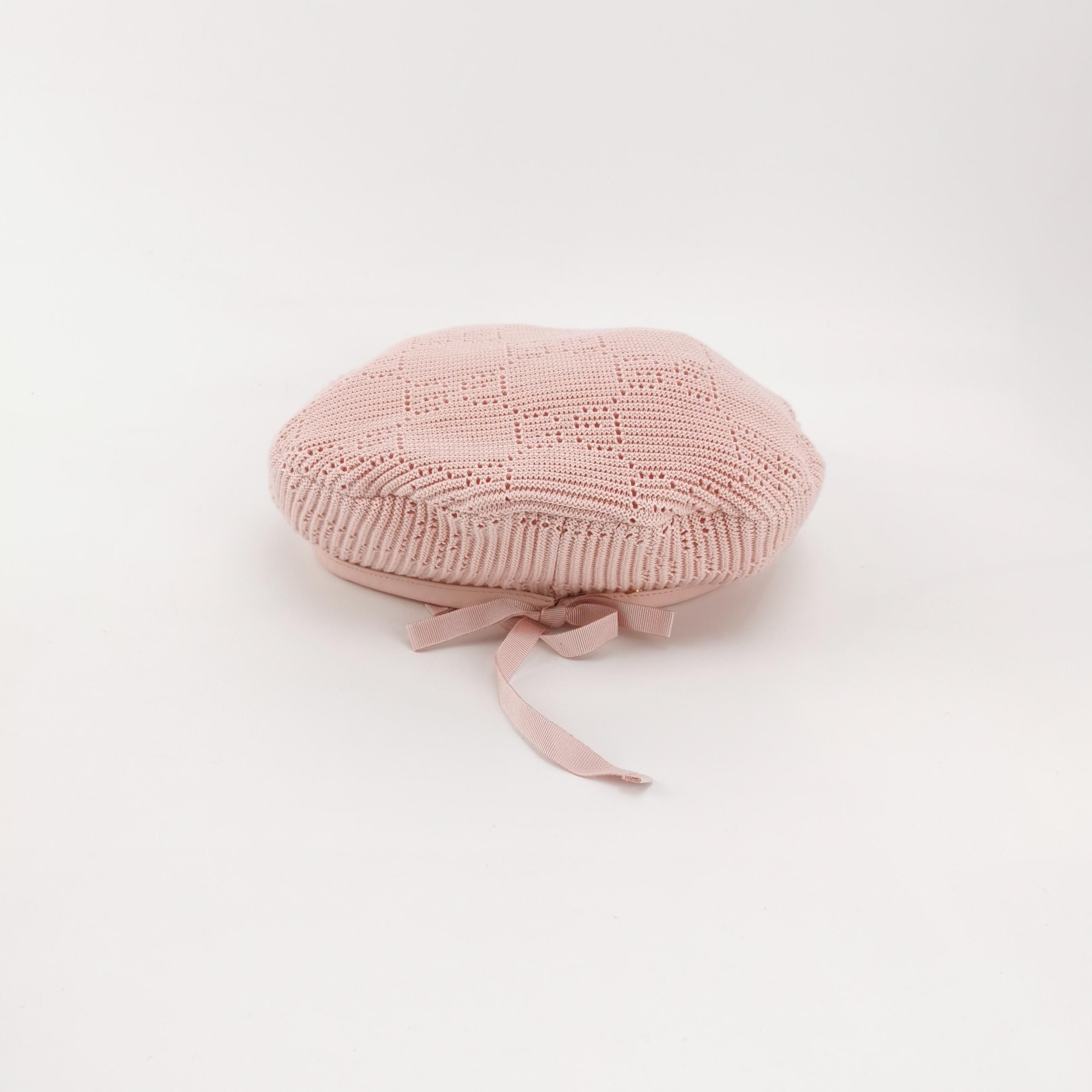 Gucci Gucci Cotton Knit Beret Hat OS Size ONE SIZE - 3 Thumbnail