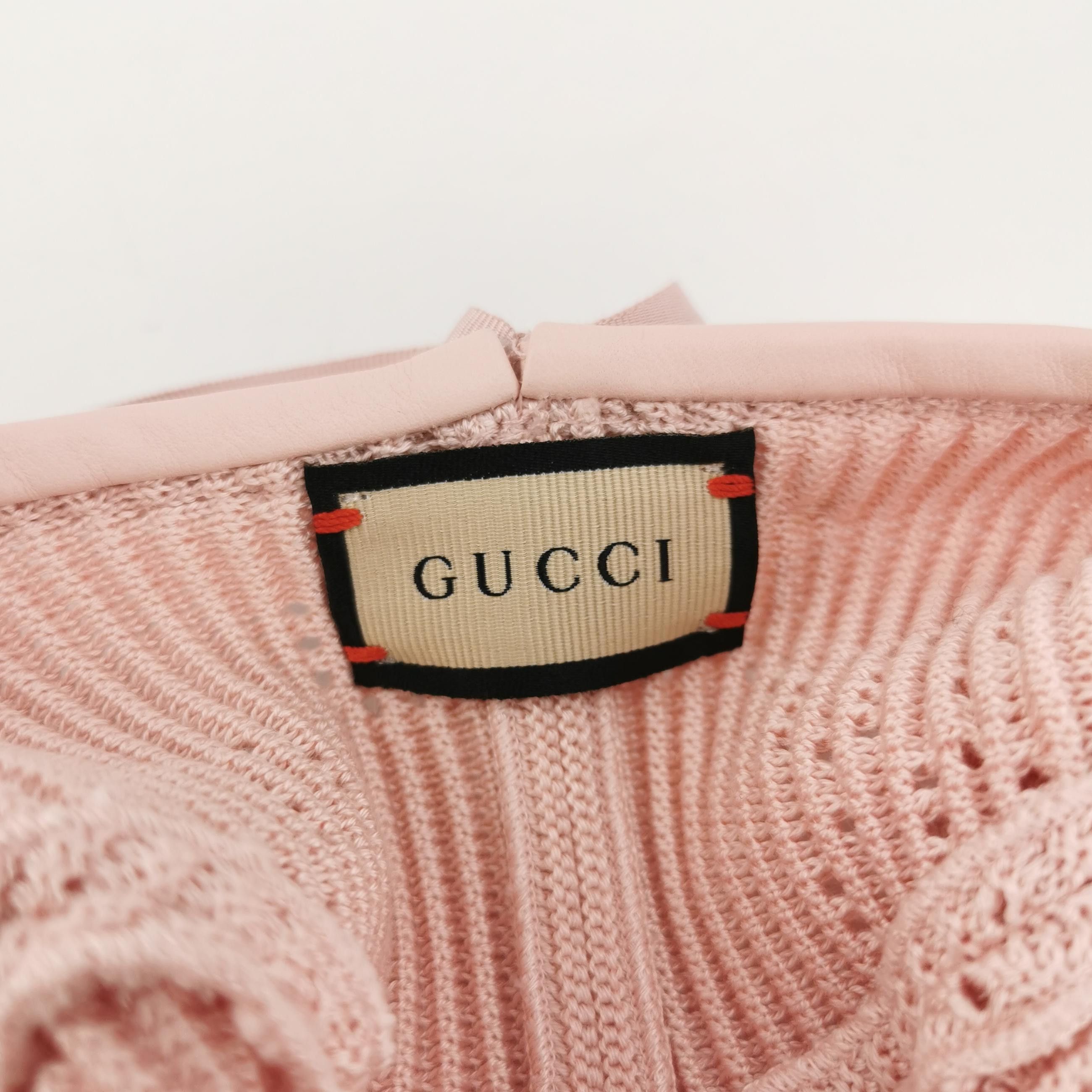Gucci Gucci Cotton Knit Beret Hat OS Size ONE SIZE - 4 Thumbnail