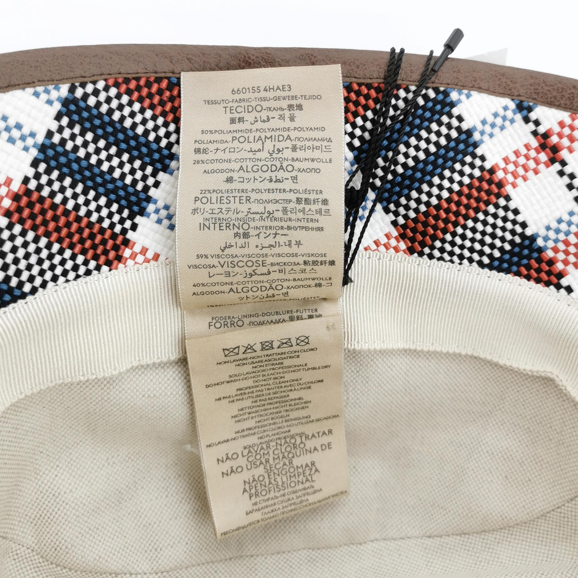Gucci Gucci Logo Plaid Bucket Hat Size M Size ONE SIZE - 5 Thumbnail