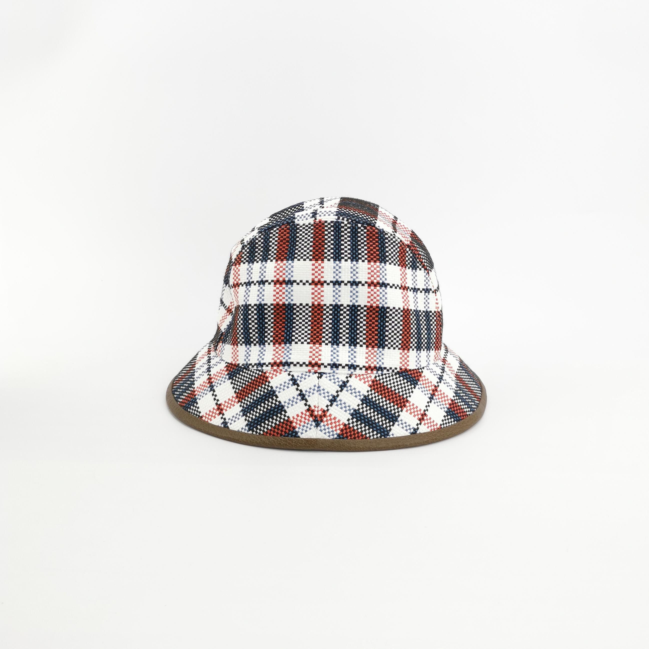 Gucci Gucci Logo Plaid Bucket Hat Size M Size ONE SIZE - 3 Thumbnail