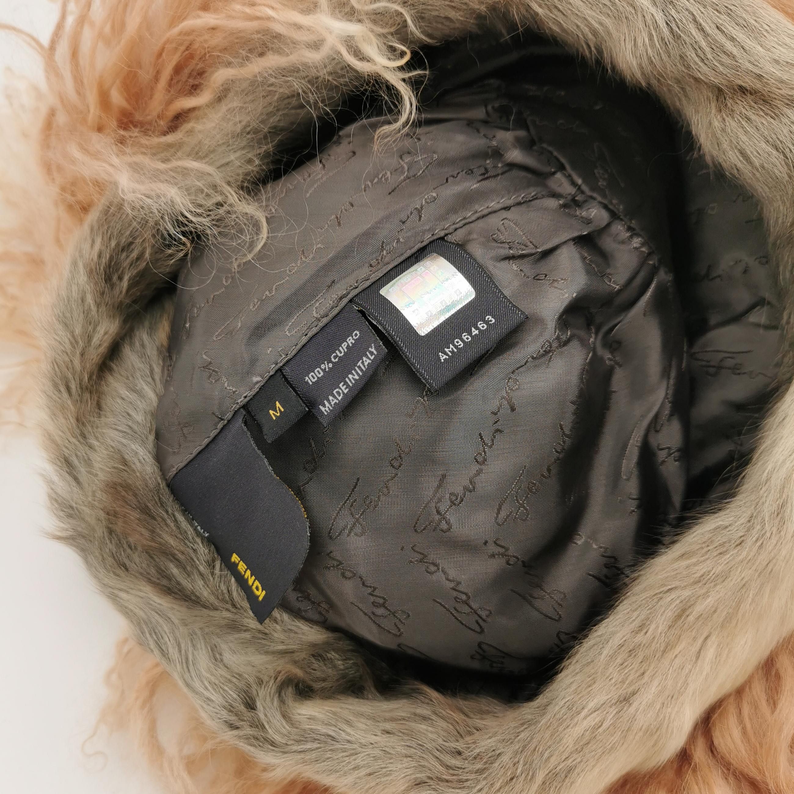 Fendi Fendi Mongolian Shearling Fur Hat Size M Size ONE SIZE - 5 Thumbnail