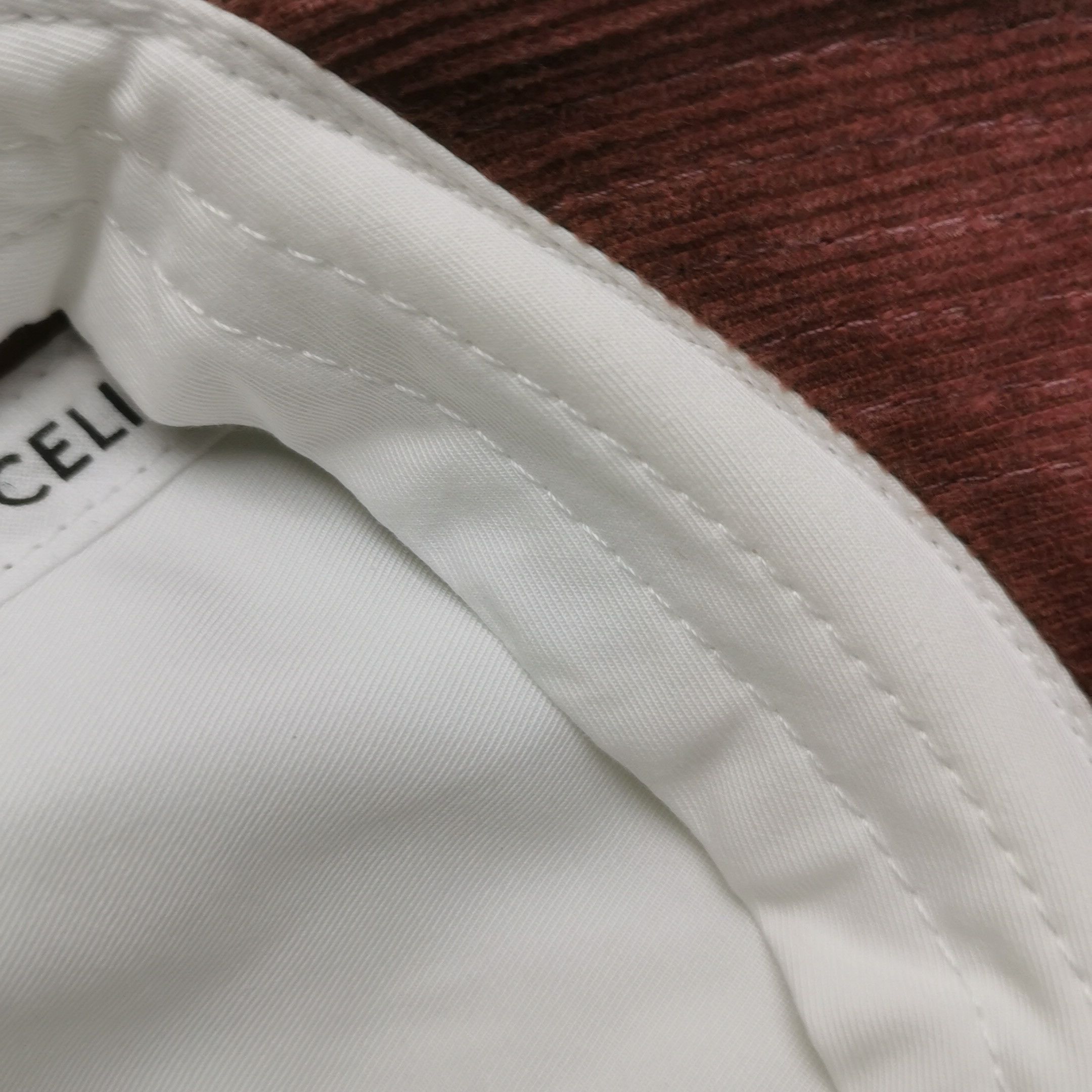 Celine Celine Triomphe Corduroy Baseball Cap Size S Size ONE SIZE - 7 Thumbnail