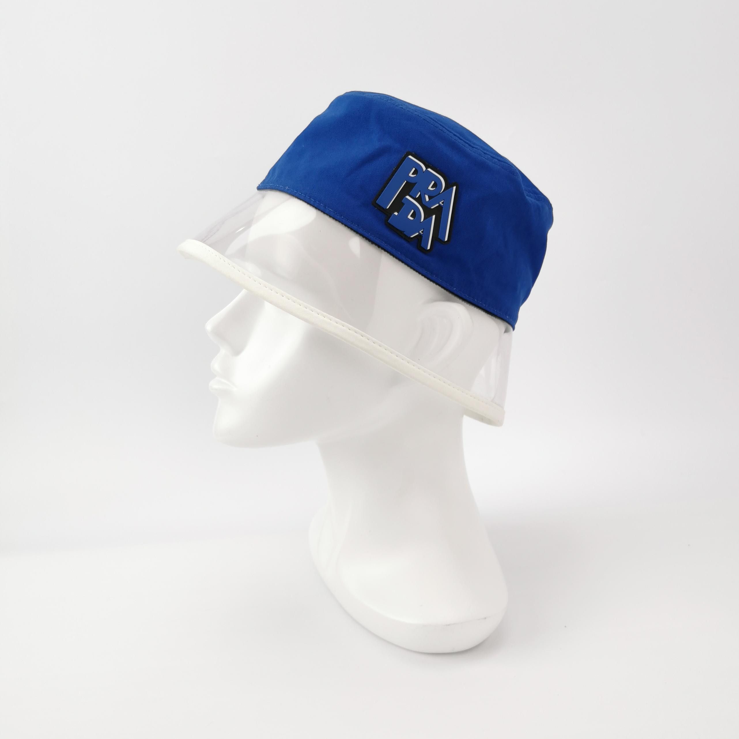 Prada Prada Blue Logo Patch Bucket Hat Size S Size ONE SIZE - 2 Thumbnail