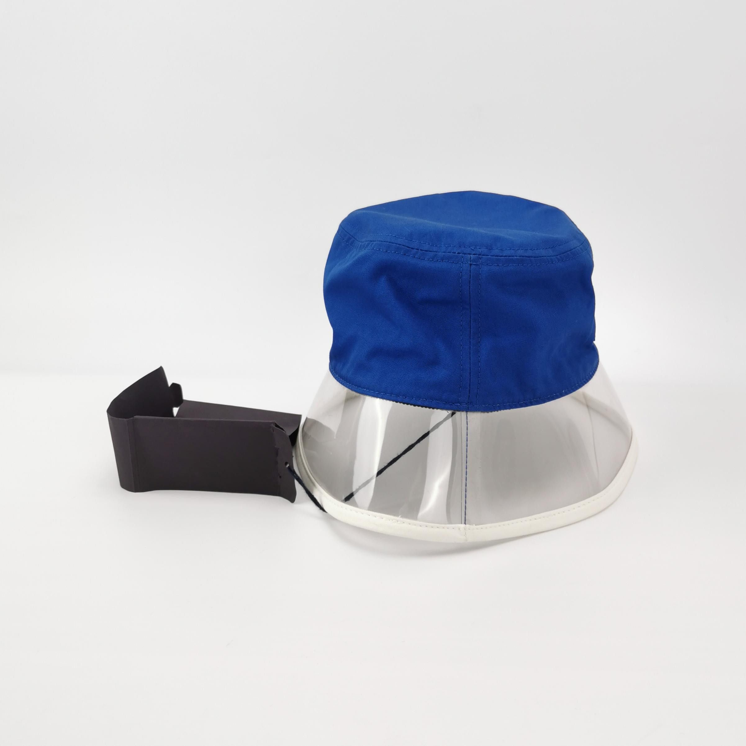 Prada Prada Blue Logo Patch Bucket Hat Size S Size ONE SIZE - 3 Thumbnail