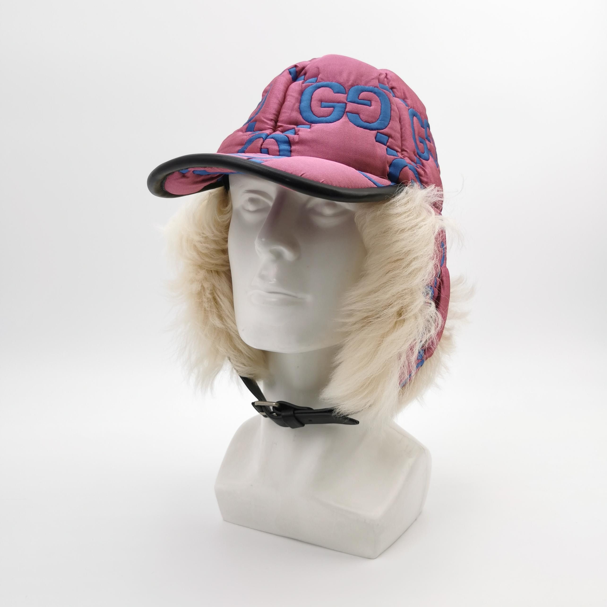 Gucci Gucci GG Monogram Quilted Earflap Hat One Size Size ONE SIZE - 2 Thumbnail