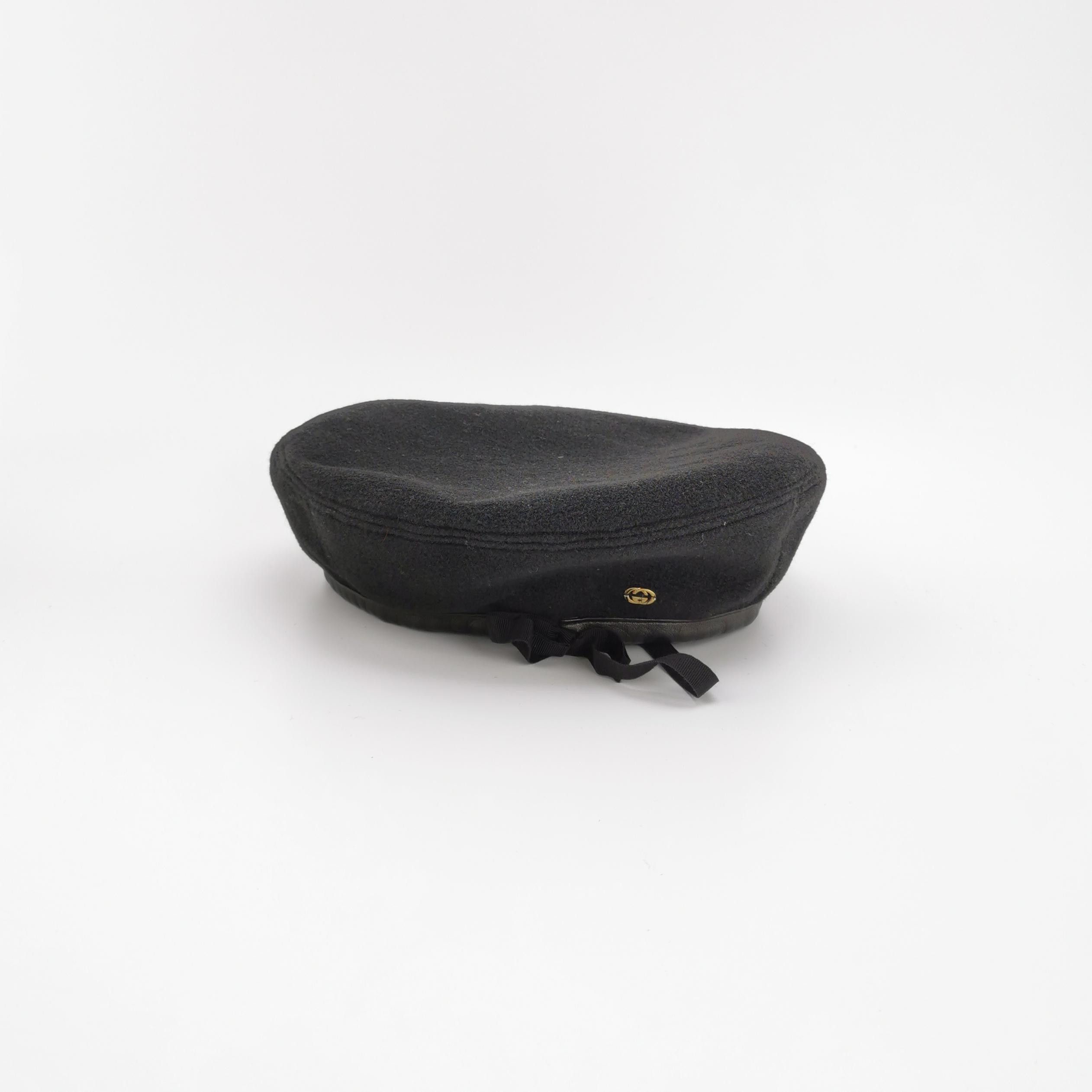 Gucci Gucci Double G Beret Hat ONE SIZE Size ONE SIZE - 3 Thumbnail