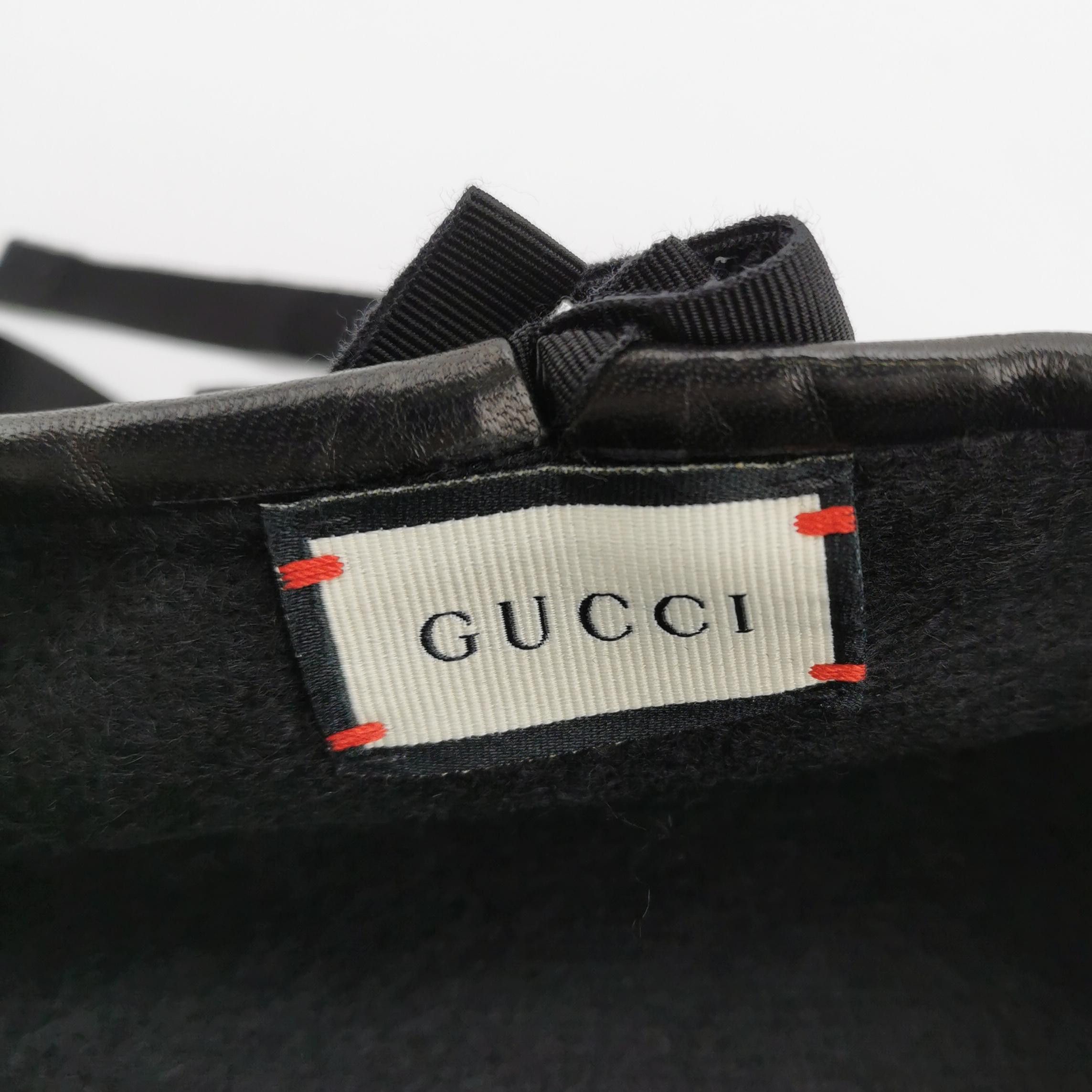 Gucci Gucci Double G Beret Hat ONE SIZE Size ONE SIZE - 4 Thumbnail
