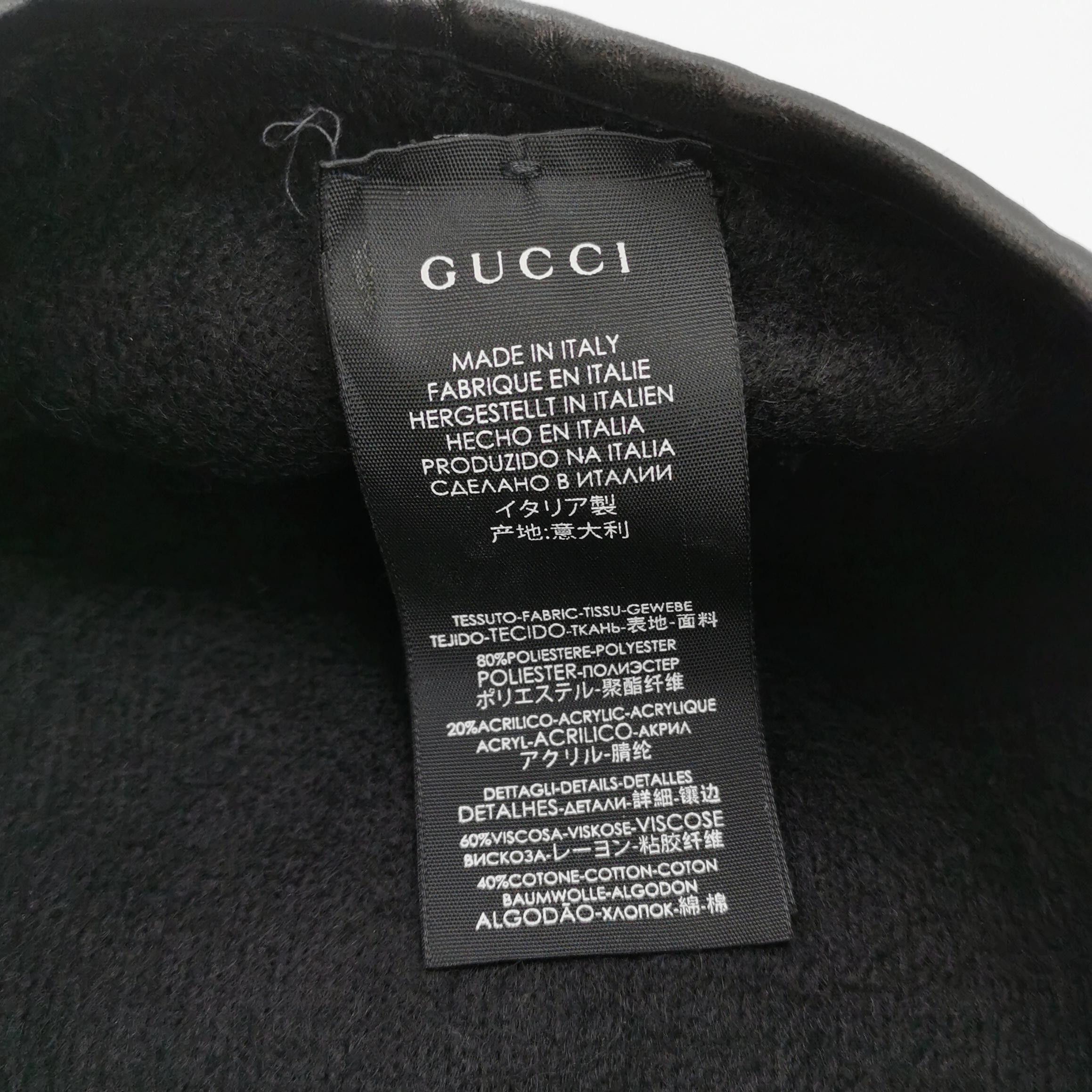 Gucci Gucci Double G Beret Hat ONE SIZE Size ONE SIZE - 5 Thumbnail