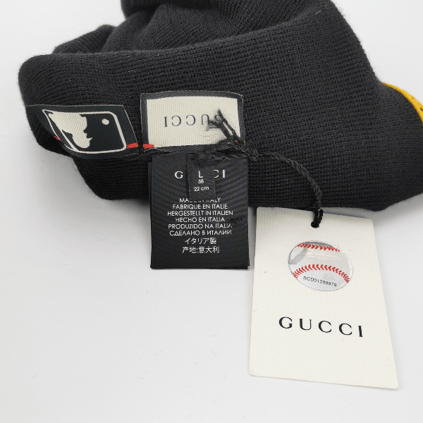 Gucci Gucci x MLB Floral Logo Beanie Hat ONE SIZE Size ONE SIZE - 4 Thumbnail