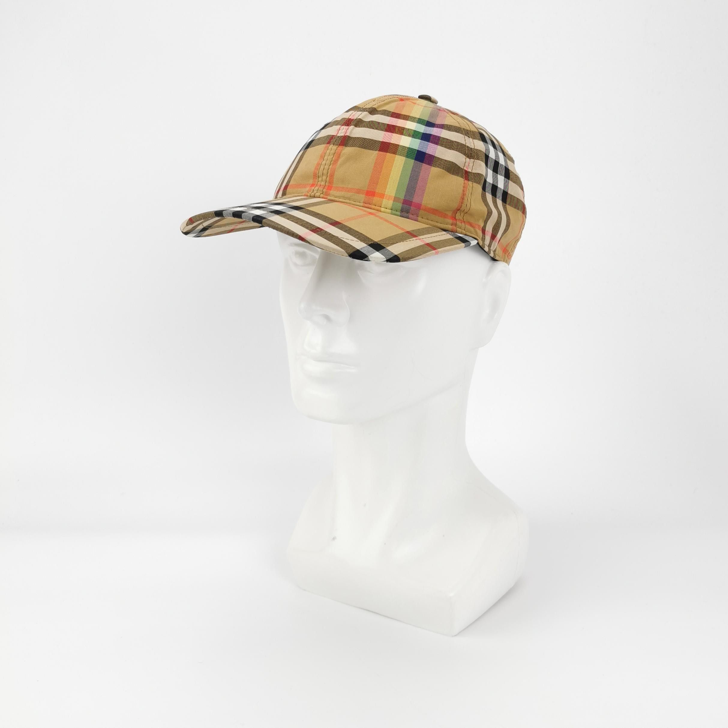 Burberry Burberry Rainbow Vintage Check Baseball Hat S/M Size ONE SIZE - 2 Thumbnail