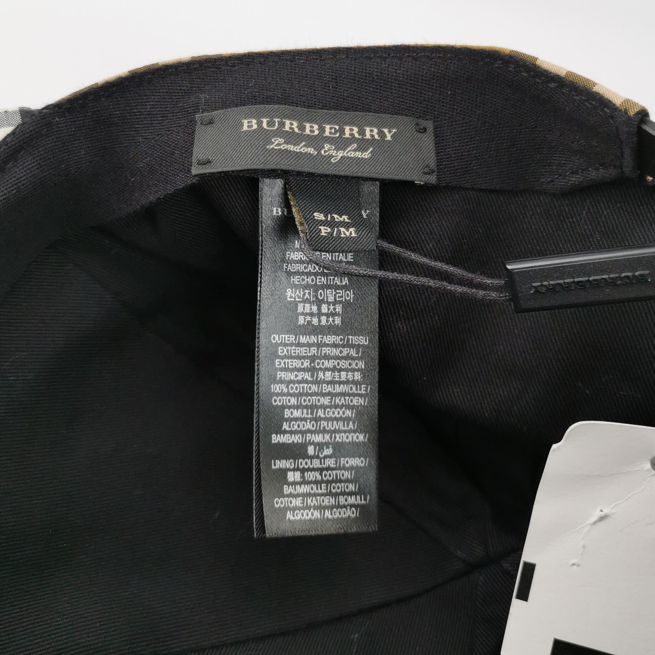 Burberry Burberry Rainbow Vintage Check Baseball Hat S/M Size ONE SIZE - 4 Thumbnail