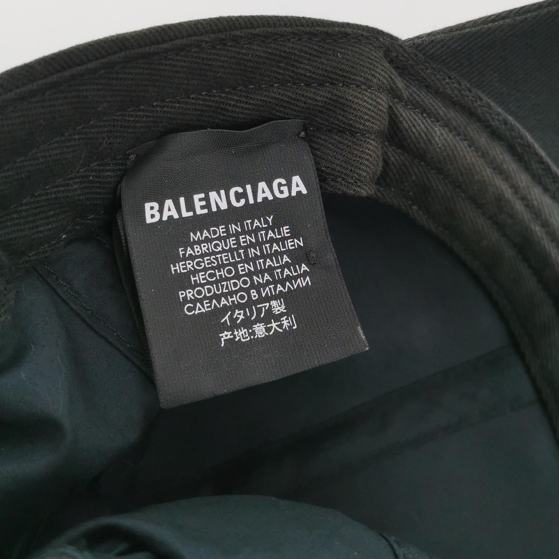 Balenciaga Balenciaga Logo Baseball Cap One Size Size ONE SIZE - 5 Thumbnail