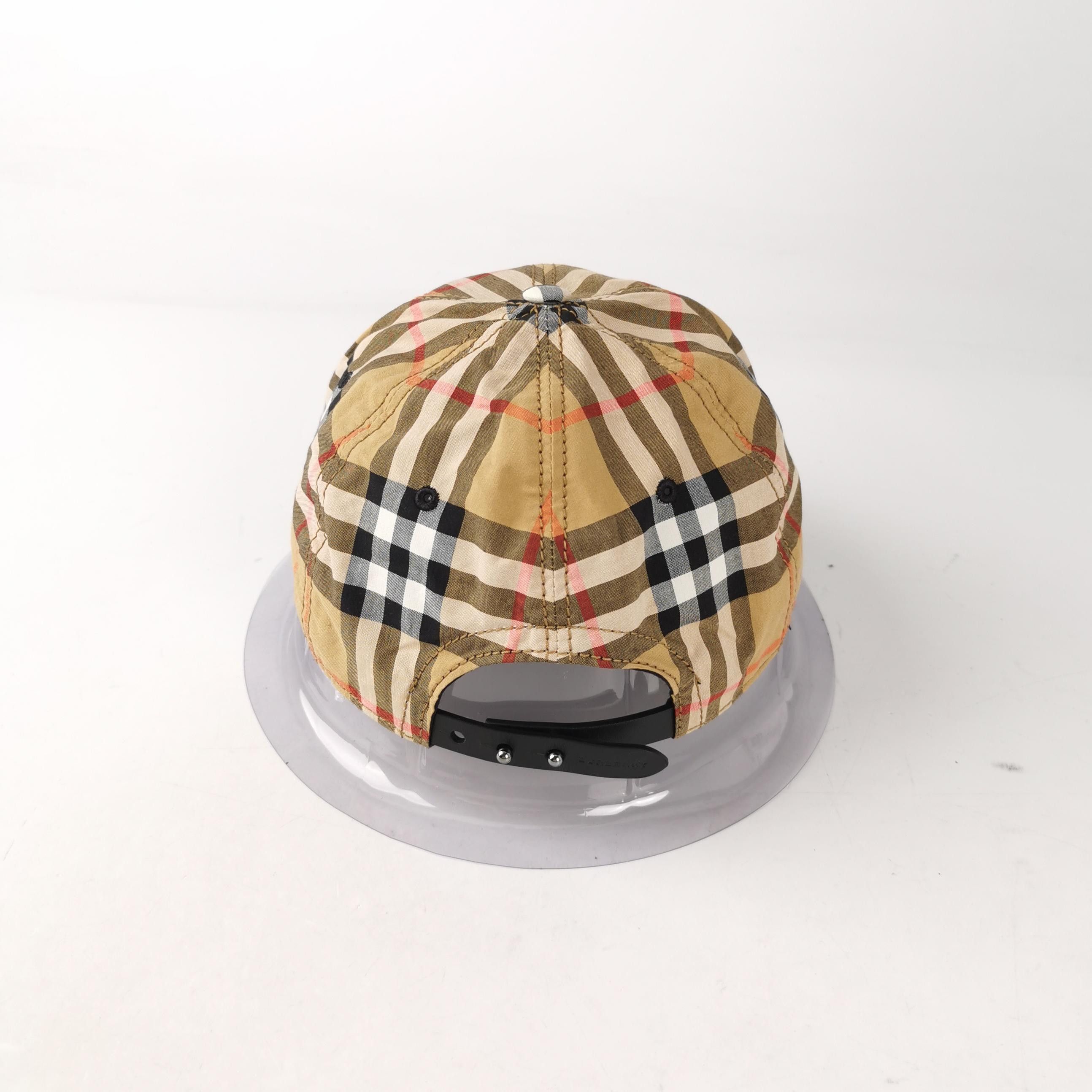 Burberry Burberry Check Cotton Baseball Cap S/M Size ONE SIZE - 3 Thumbnail