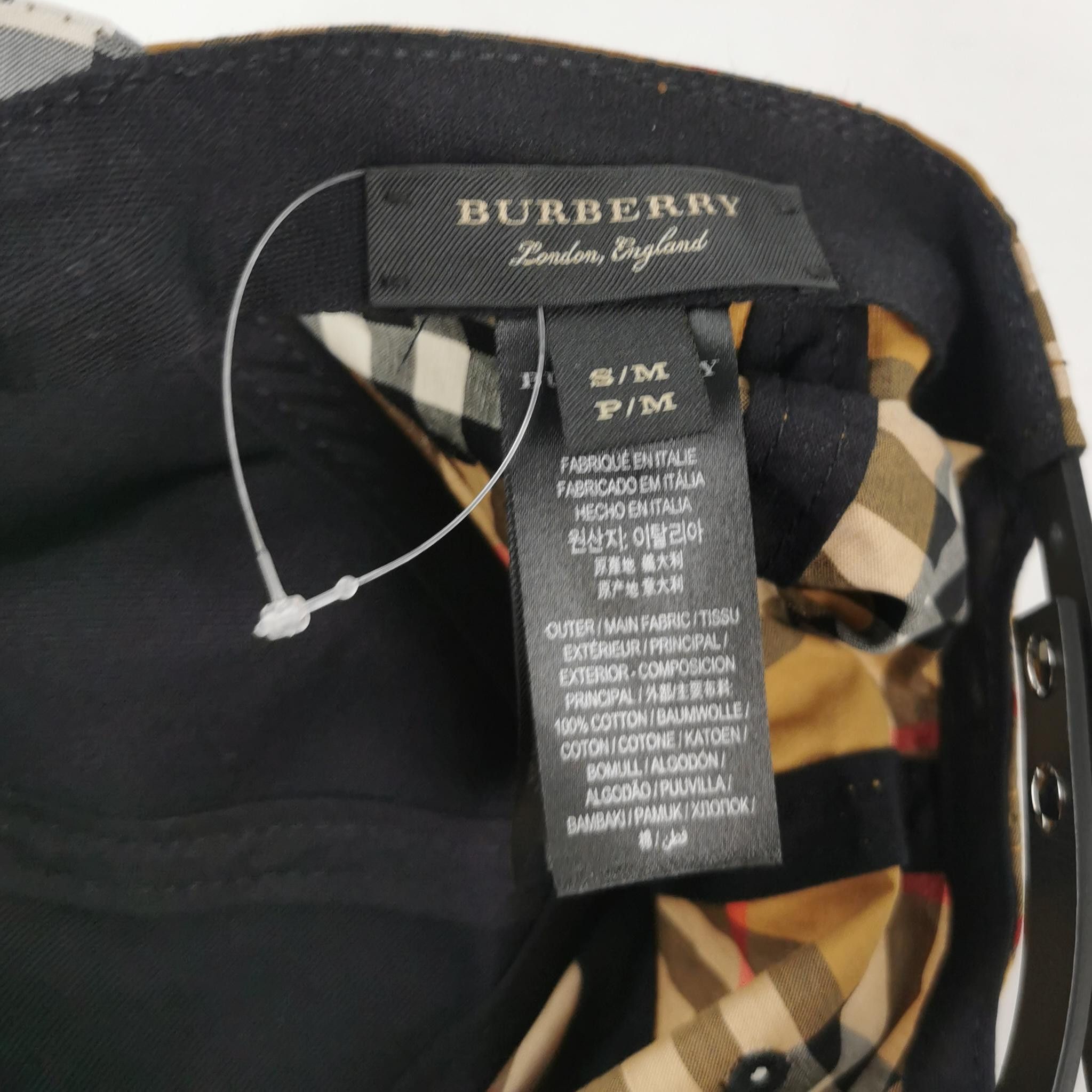 Burberry Burberry Check Cotton Baseball Cap S/M Size ONE SIZE - 4 Thumbnail