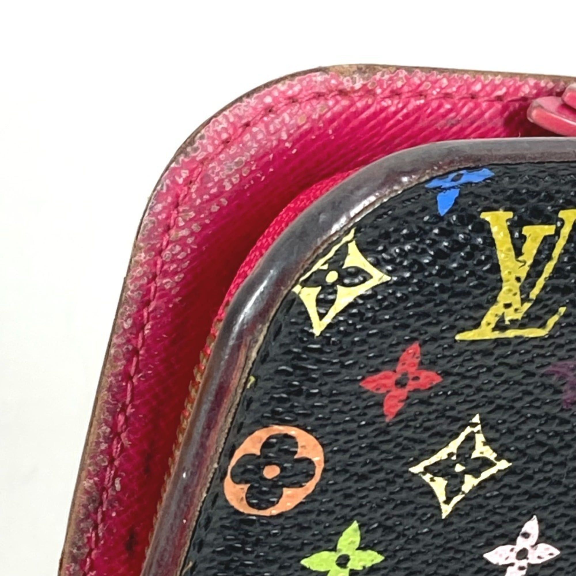 Louis Vuitton LOUIS VUITTON M93754 Monogram Multicolor Portefeuille Insolite Long Wallet, Canvas, Men's/Women's, Black Size ONE SIZE - 16 Thumbnail