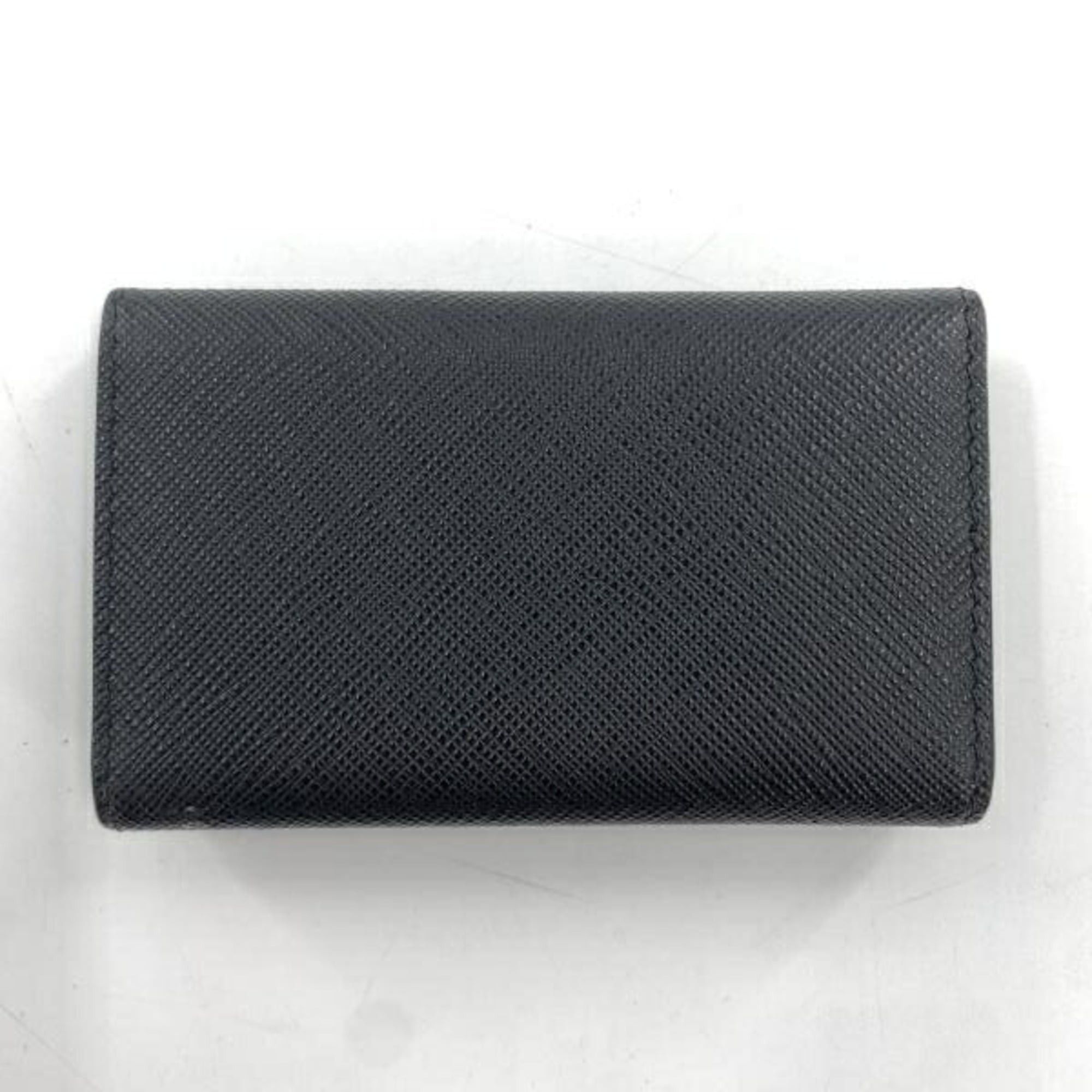 Prada PRADA Key Case, 6 Hooks, Black Saffiano Leather Size ONE SIZE - 2 Thumbnail