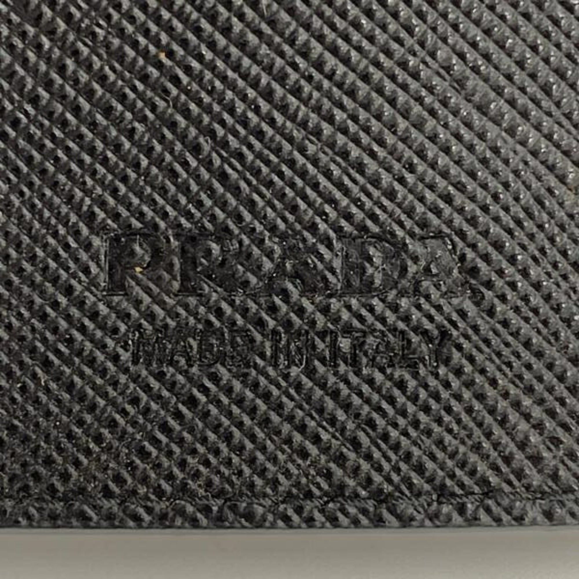 Prada PRADA Key Case, 6 Hooks, Black Saffiano Leather Size ONE SIZE - 6 Thumbnail