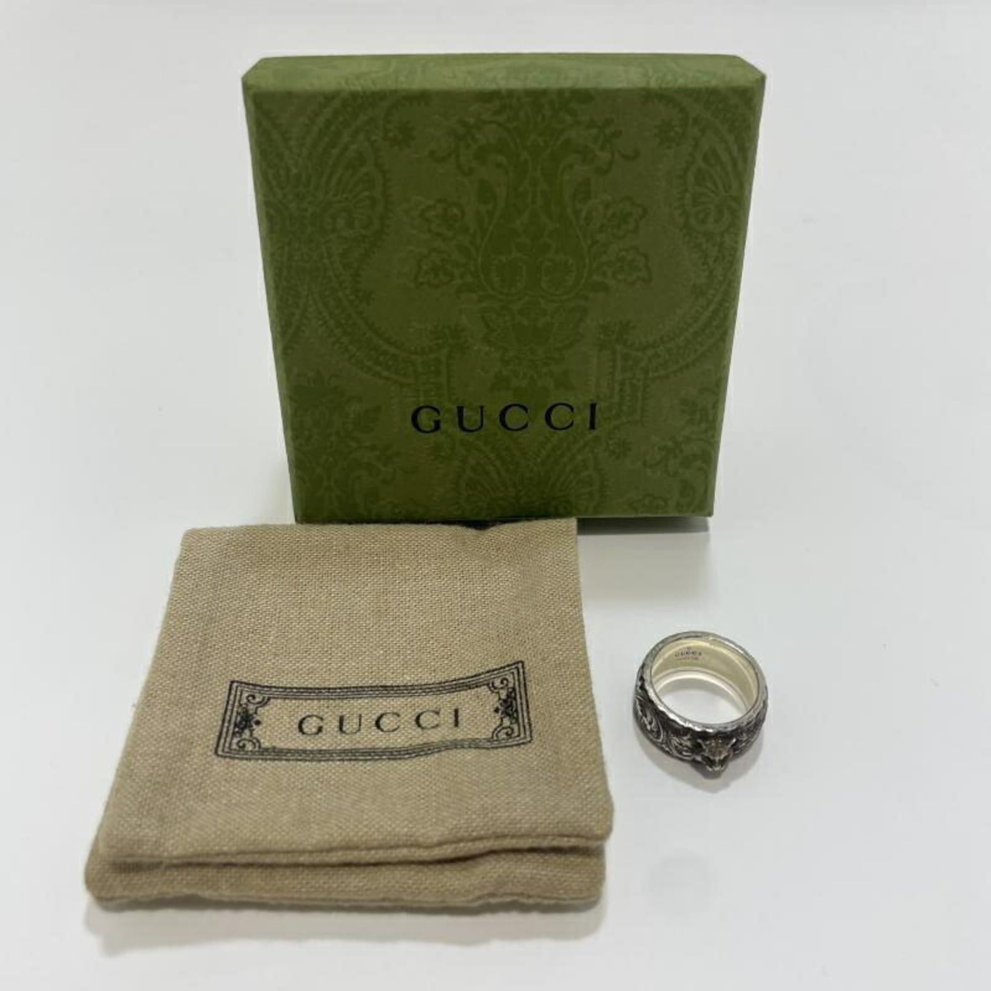Gucci GUCCI Cat Head Ring, Silver (Ag925) Size ONE SIZE - 5 Thumbnail