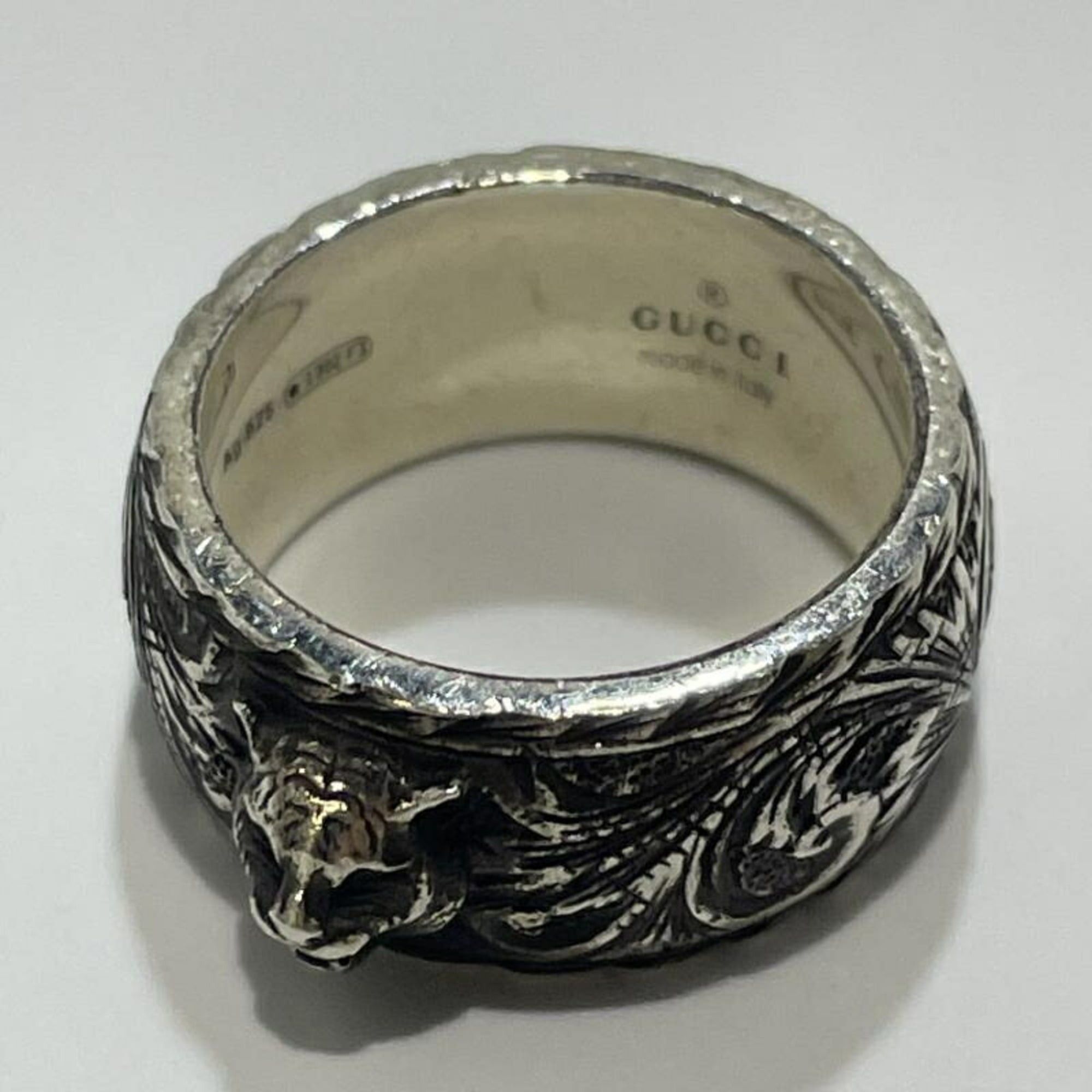 Gucci GUCCI Cat Head Ring, Silver (Ag925) Size ONE SIZE - 3 Thumbnail