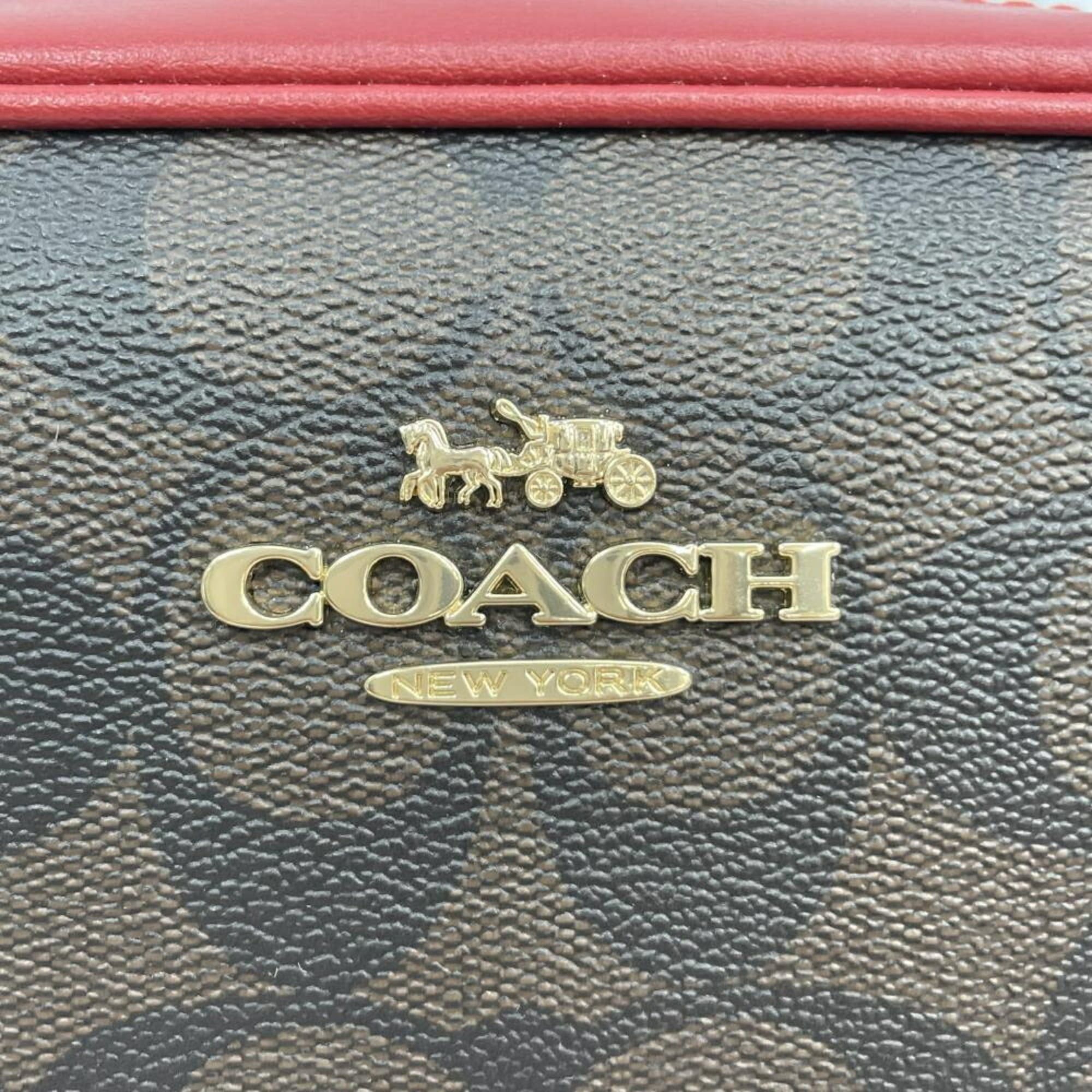 Coach COACH Signature Mini Jamie Camera Bag Shoulder Red Size ONE SIZE - 5 Thumbnail