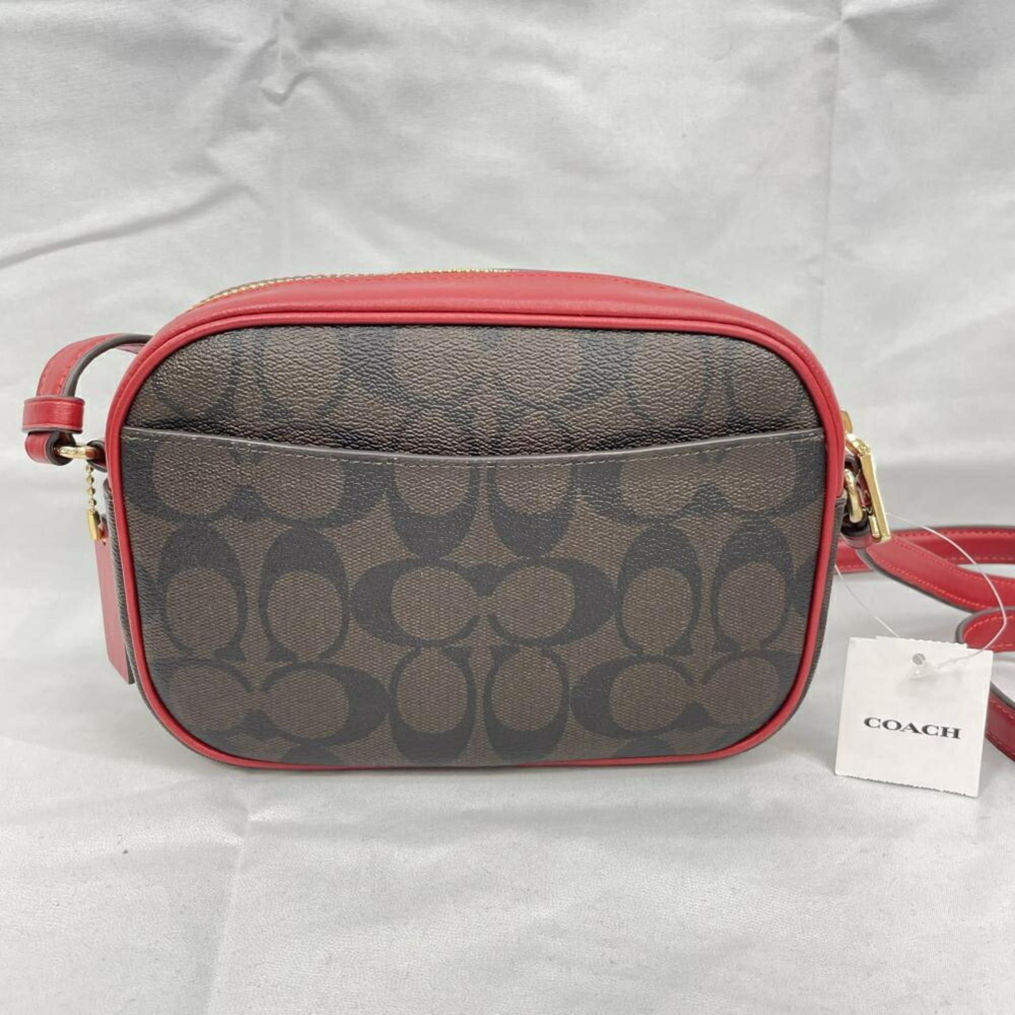 Coach COACH Signature Mini Jamie Camera Bag Shoulder Red Size ONE SIZE - 2 Thumbnail