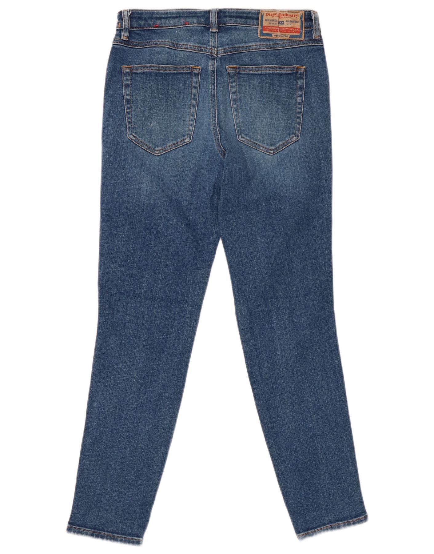 Diesel Womens Skinny Jeans W27 L28 Blue Cotton Size 42" / US 20 - 2 Thumbnail