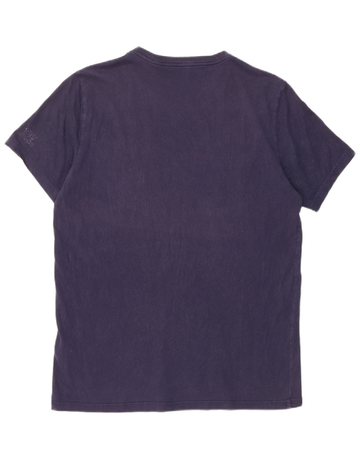 Polo Ralph Lauren Mens T-Shirt Top Medium Navy Blue Size US M / EU 48-50 / 2 - 2 Thumbnail