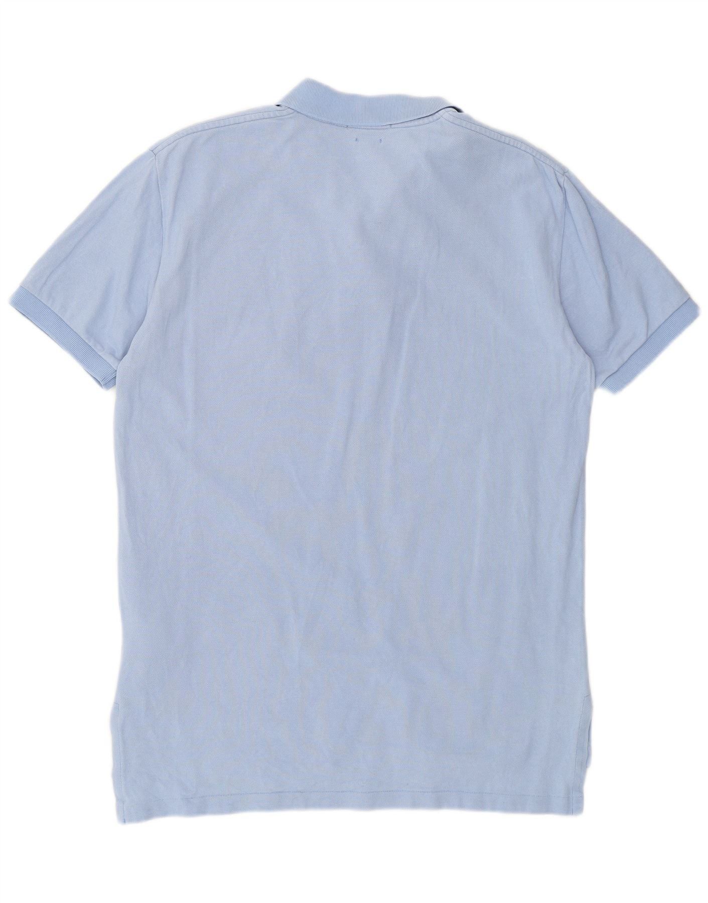 Polo Ralph Lauren Mens Classic Fit Polo Shirt Small Blue Cotton Size US M / EU 48-50 / 2 - 2 Thumbnail
