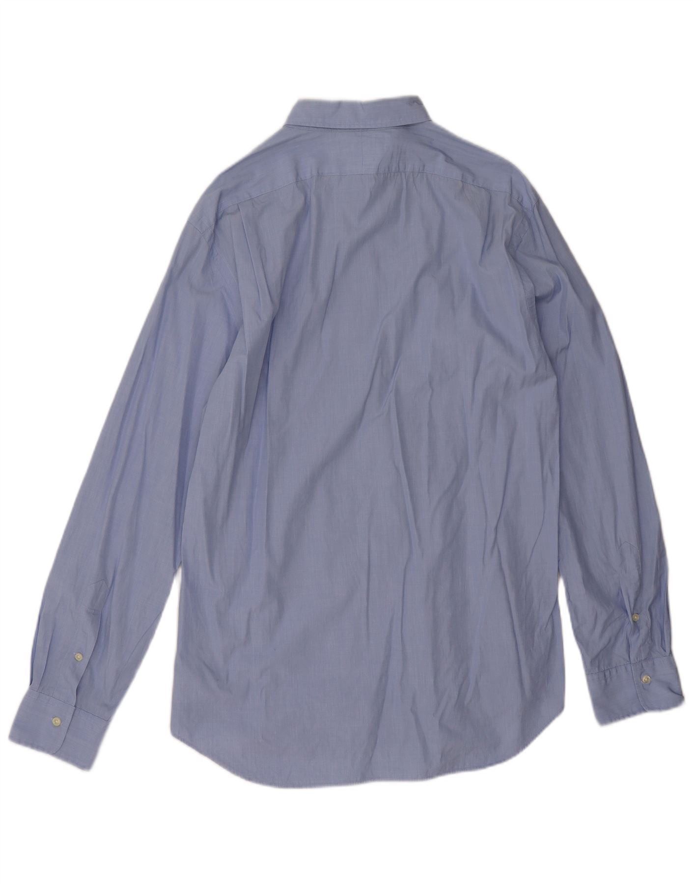 Polo Ralph Lauren Mens Slim Fit Shirt XL Blue Cotton Size US XL / EU 56 / 4 - 2 Thumbnail