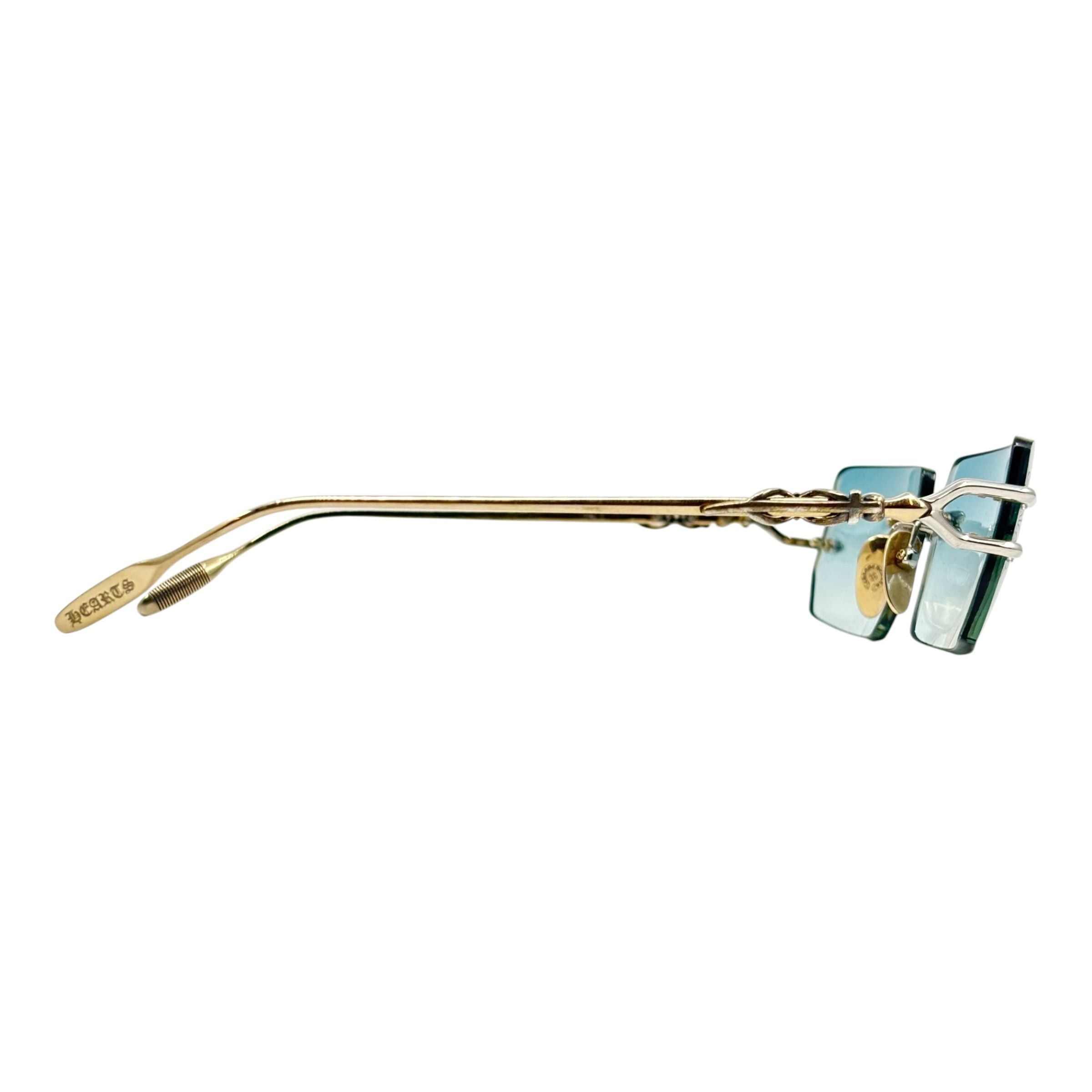 Chrome Hearts Lordie Glasses Gold/Silver Size ONE SIZE - 3 Thumbnail