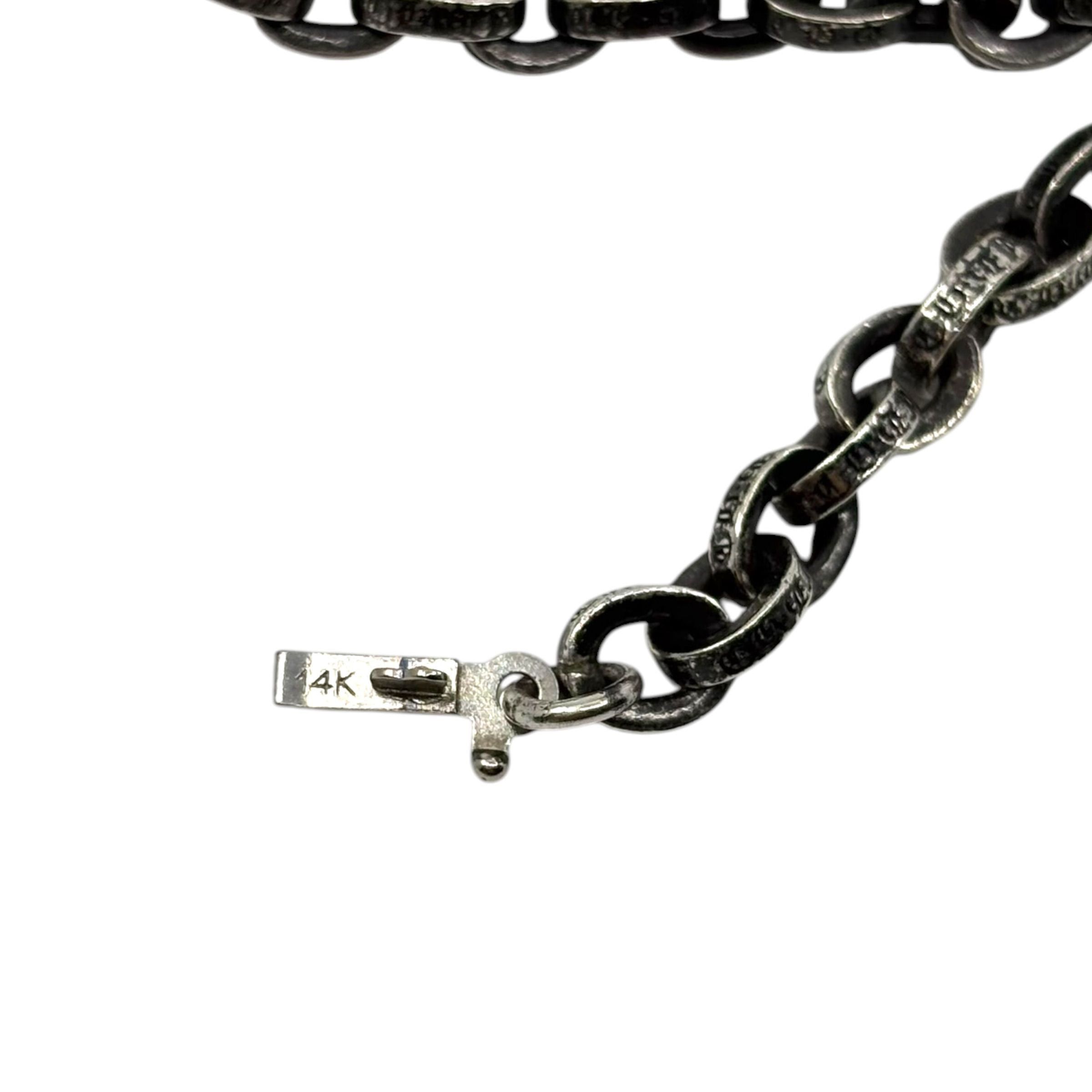 Chrome Hearts Silver Paper Chain Necklace 18" Size ONE SIZE - 6 Thumbnail